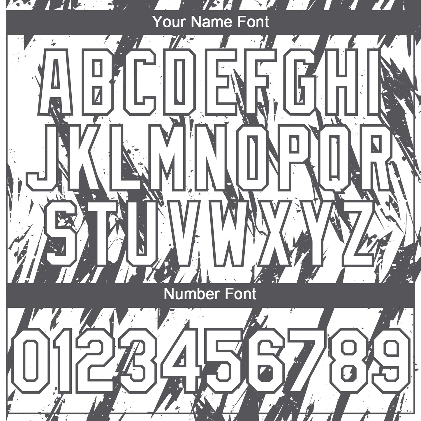 Custom White Steel Gray Splatter Torn Sharp Brush Stroke Authentic Baseball Jersey view 5