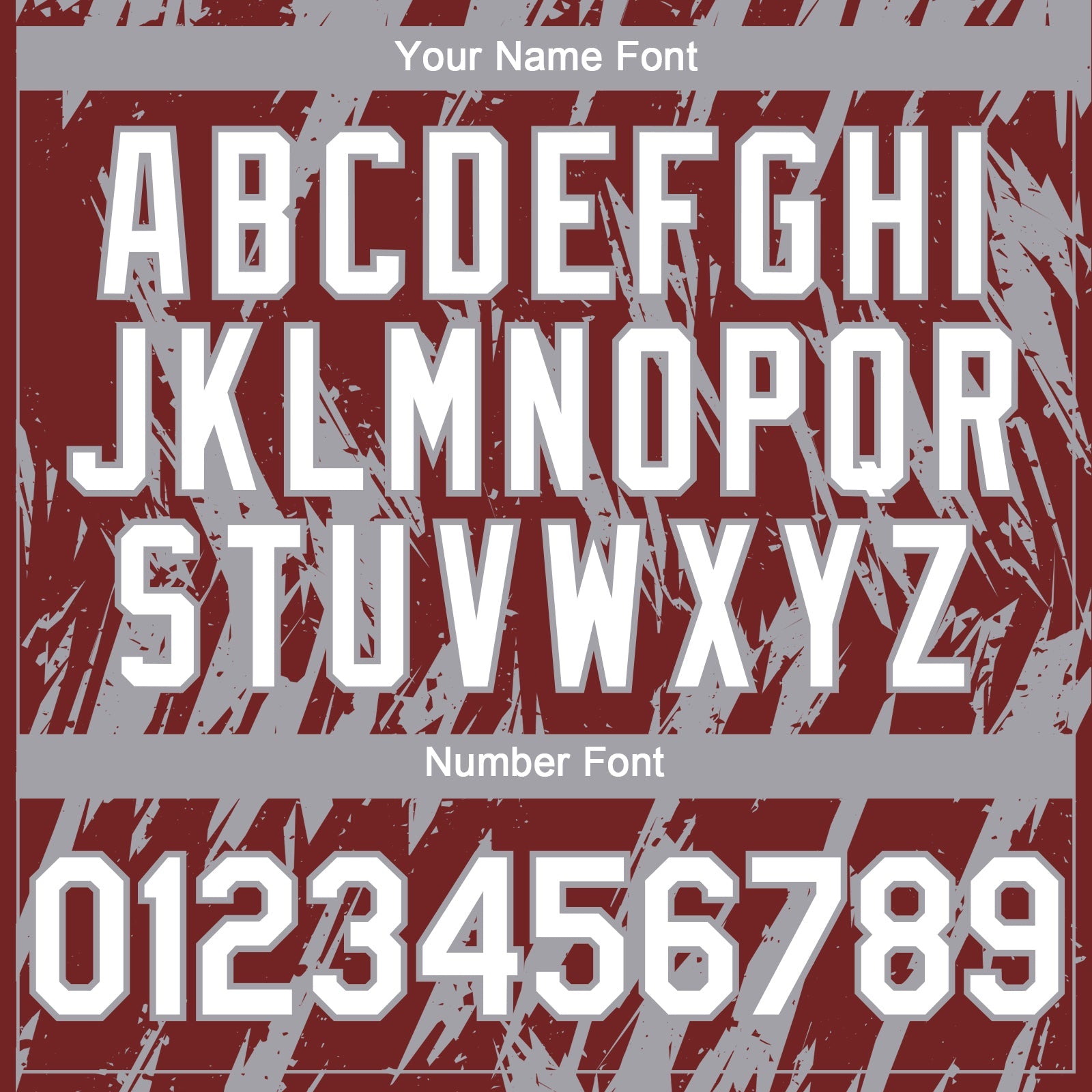 Custom Burgundy White-Gray Splatter Torn Sharp Brush Stroke Authentic Baseball Jersey view 5