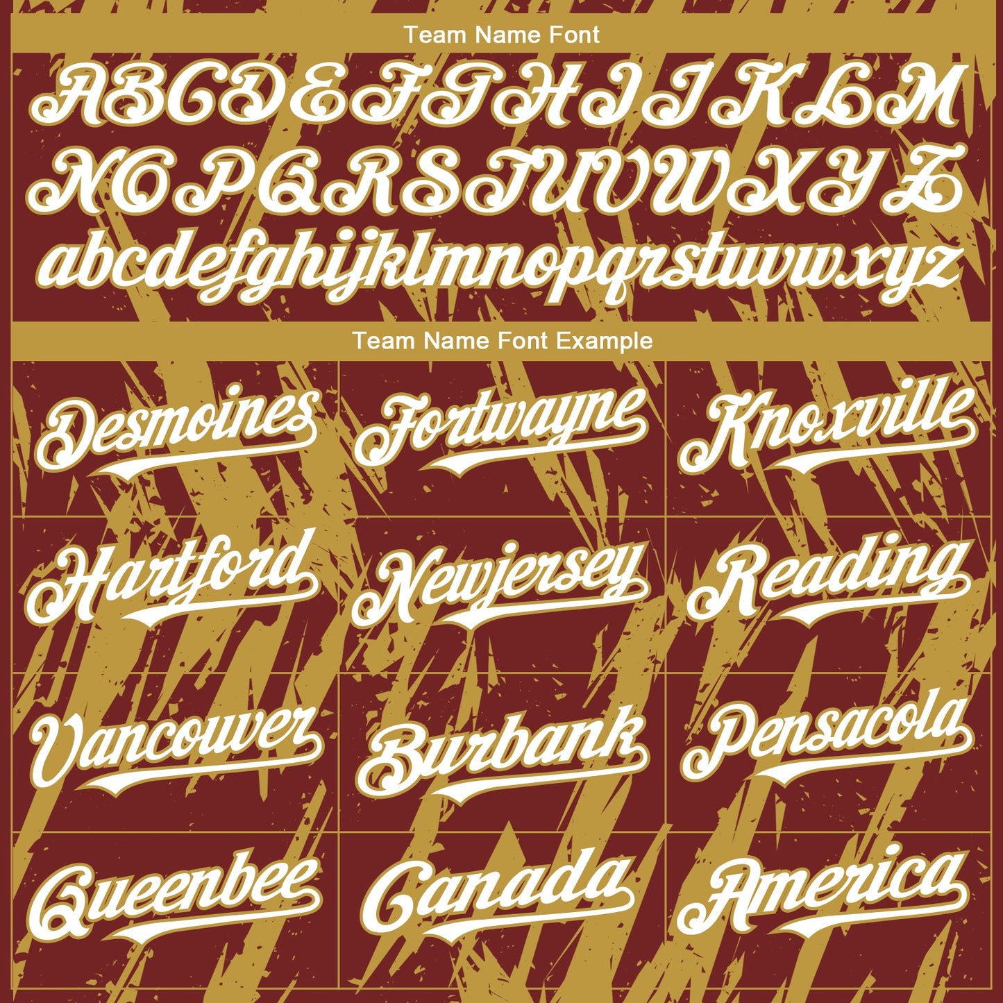 Custom Burgundy White-Old Gold Splatter Torn Sharp Brush Stroke Authentic Baseball Jersey view 4