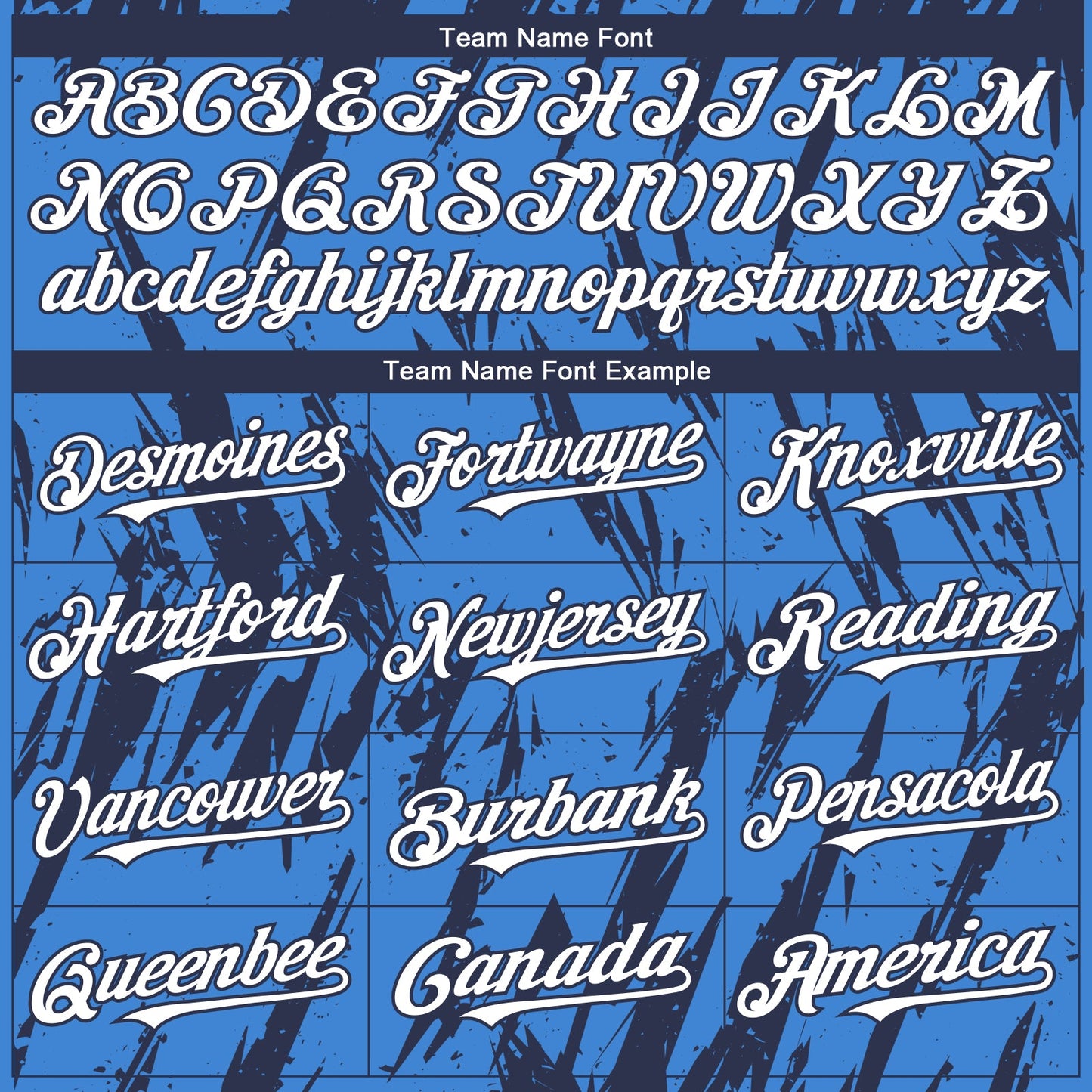 Custom Powder Blue White-Navy Splatter Torn Sharp Brush Stroke Authentic Baseball Jersey view 4