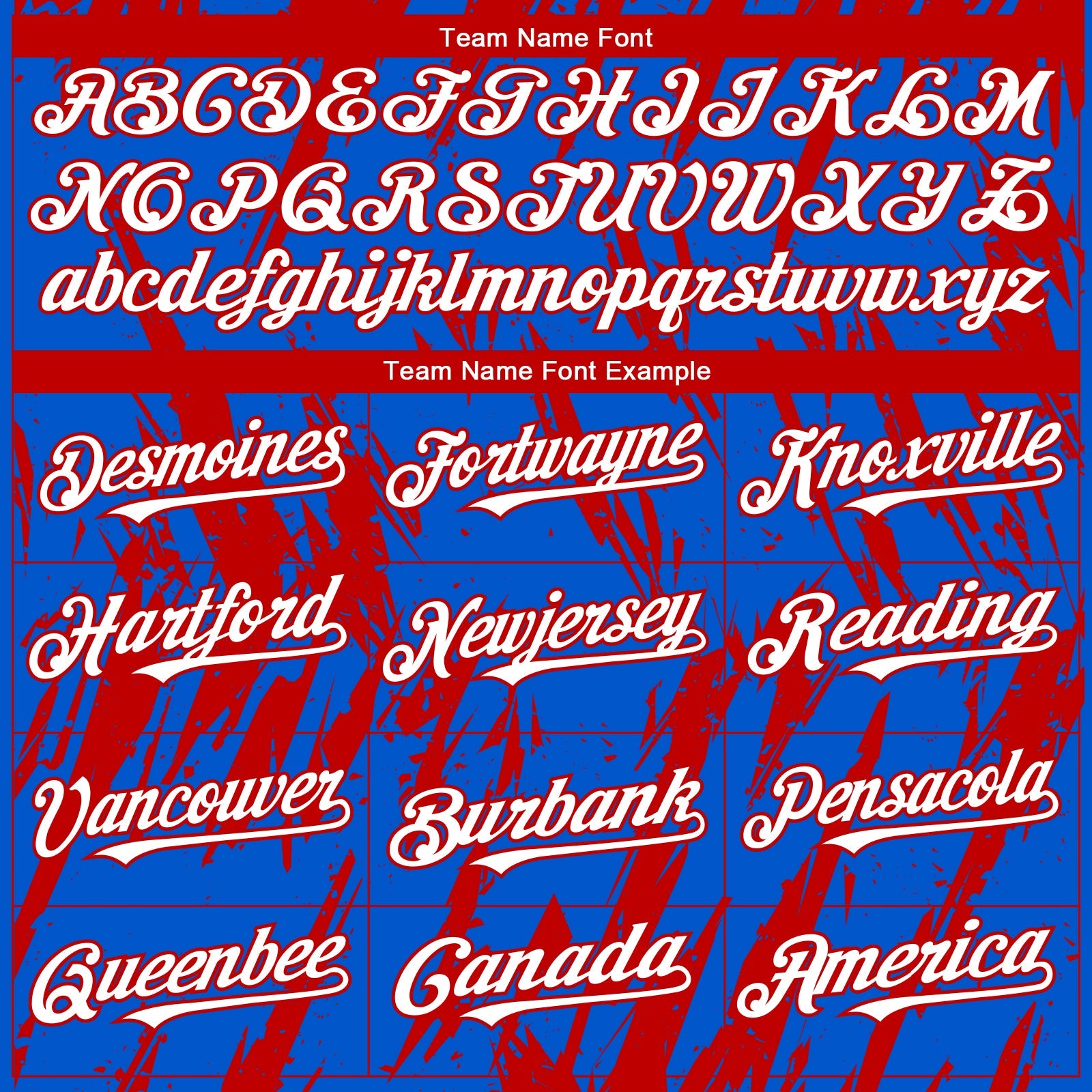 Custom Thunder Blue White-Red Splatter Torn Sharp Brush Stroke Authentic Baseball Jersey view 4