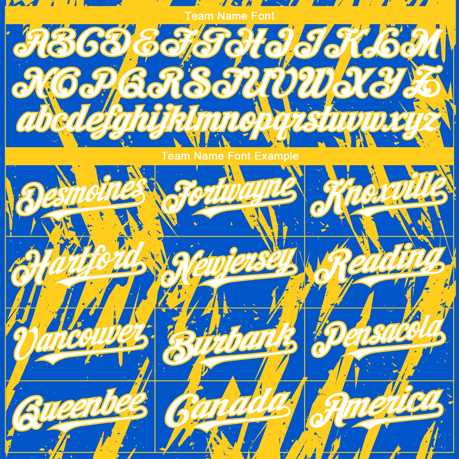 Custom Thunder Blue White-Yellow Splatter Torn Sharp Brush Stroke Authentic Baseball Jersey view 4