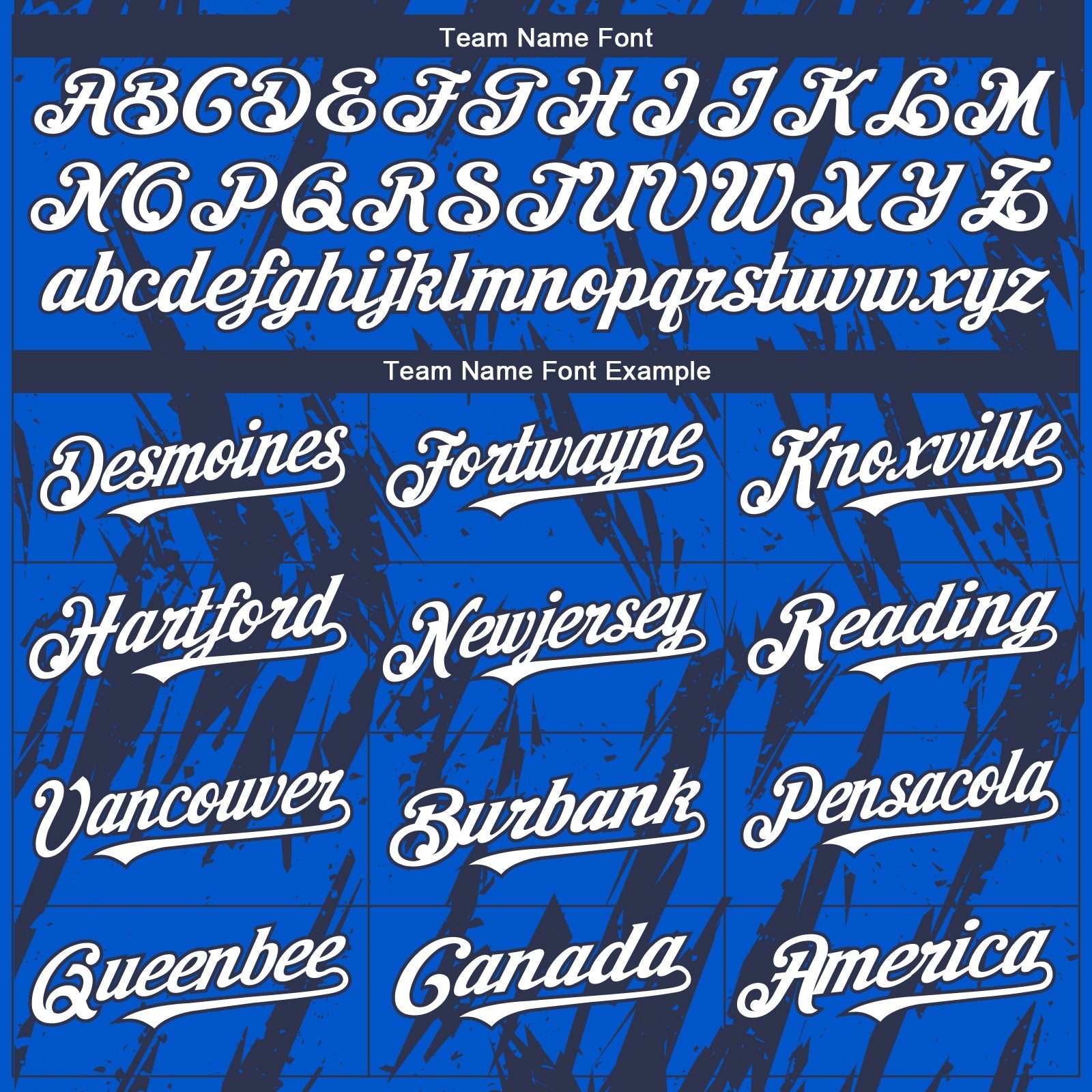 Custom Thunder Blue White-Navy Splatter Torn Sharp Brush Stroke Authentic Baseball Jersey view 4