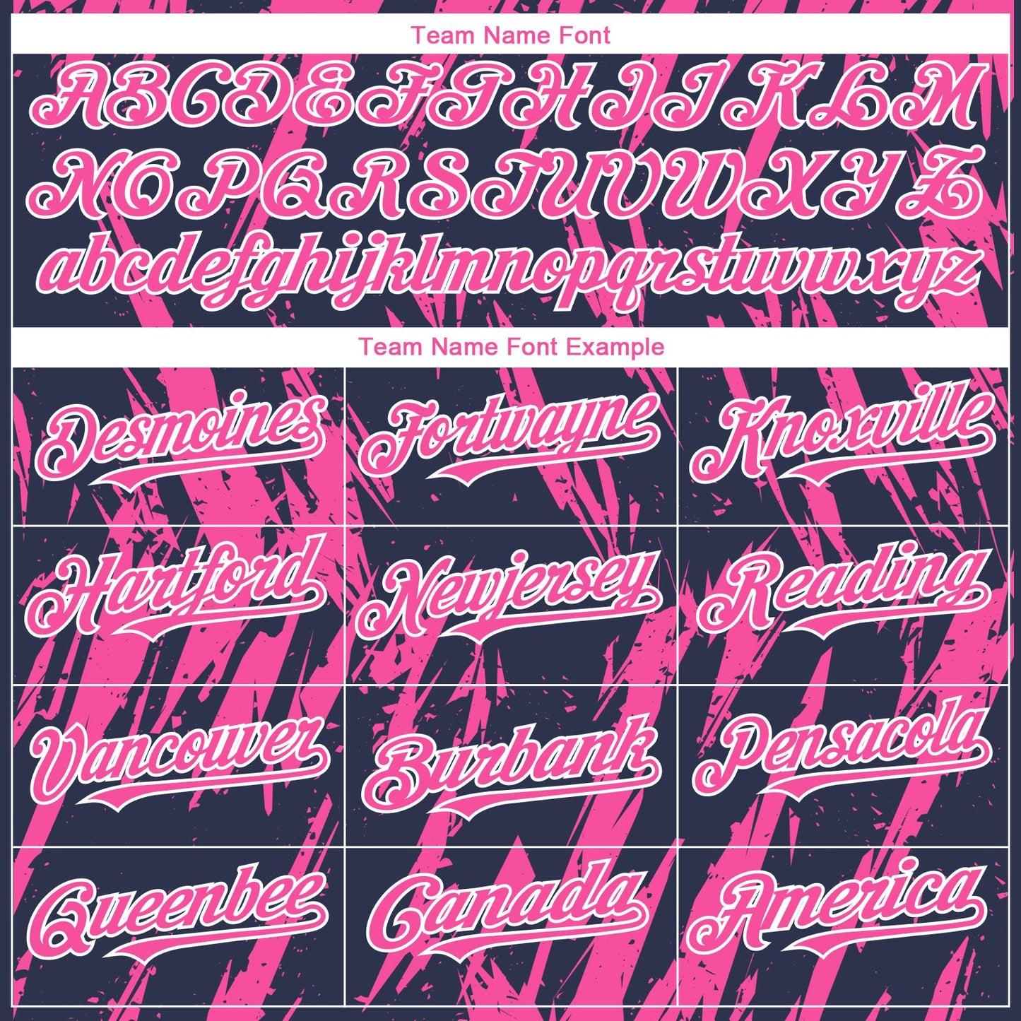 Custom Navy Pink-White Splatter Torn Sharp Brush Stroke Authentic Baseball Jersey view 4