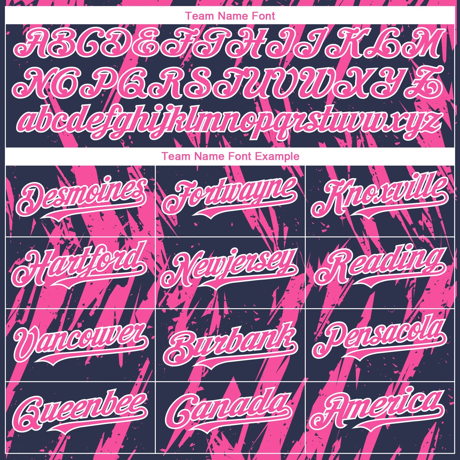 Custom Navy Pink-White Splatter Torn Sharp Brush Stroke Authentic Baseball Jersey view 4