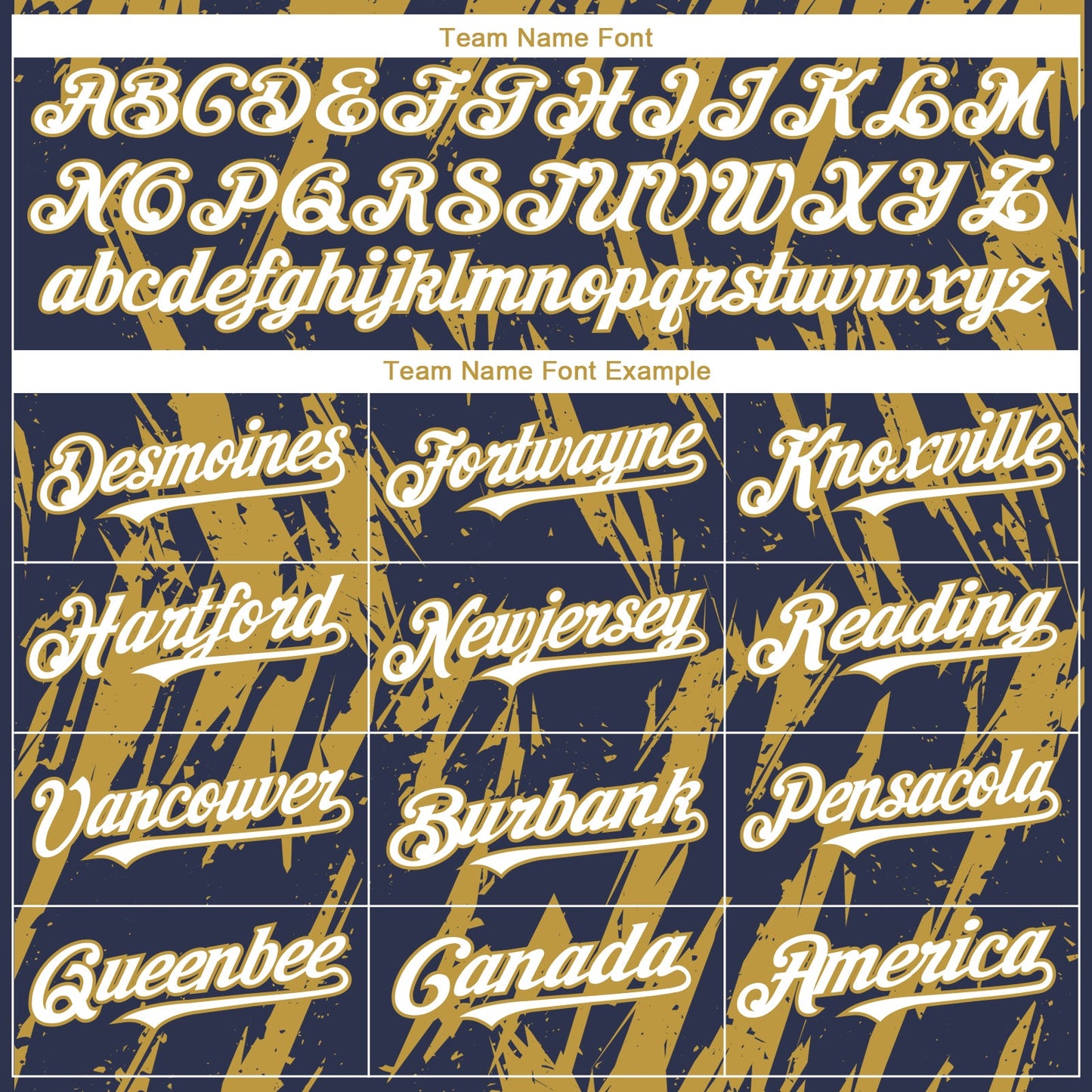 Custom Navy White-Old Gold Splatter Torn Sharp Brush Stroke Authentic Baseball Jersey view 4