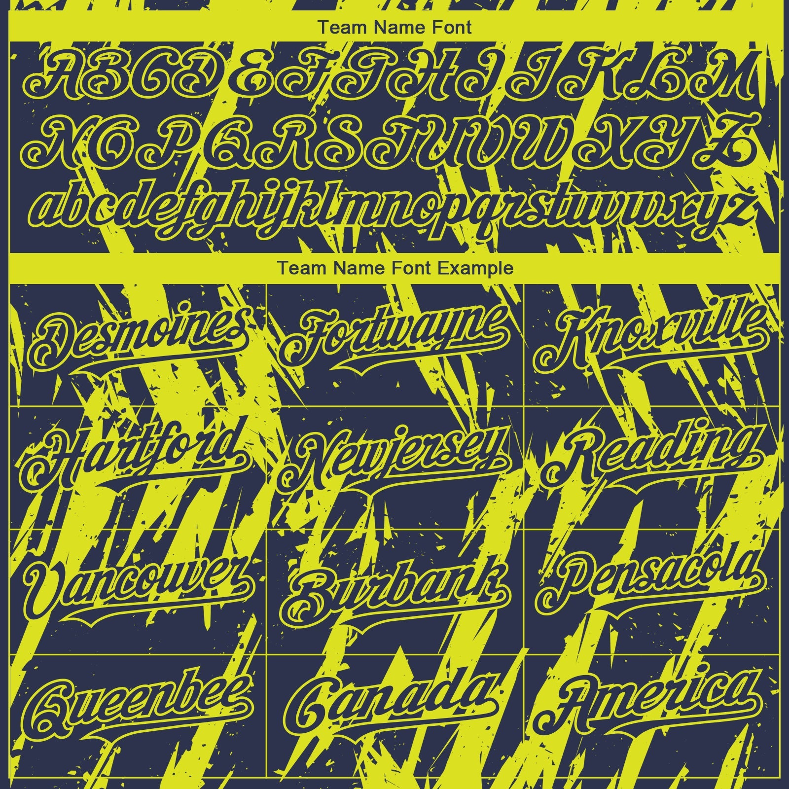 Custom Navy Neon Yellow Splatter Torn Sharp Brush Stroke Authentic Baseball Jersey view 4