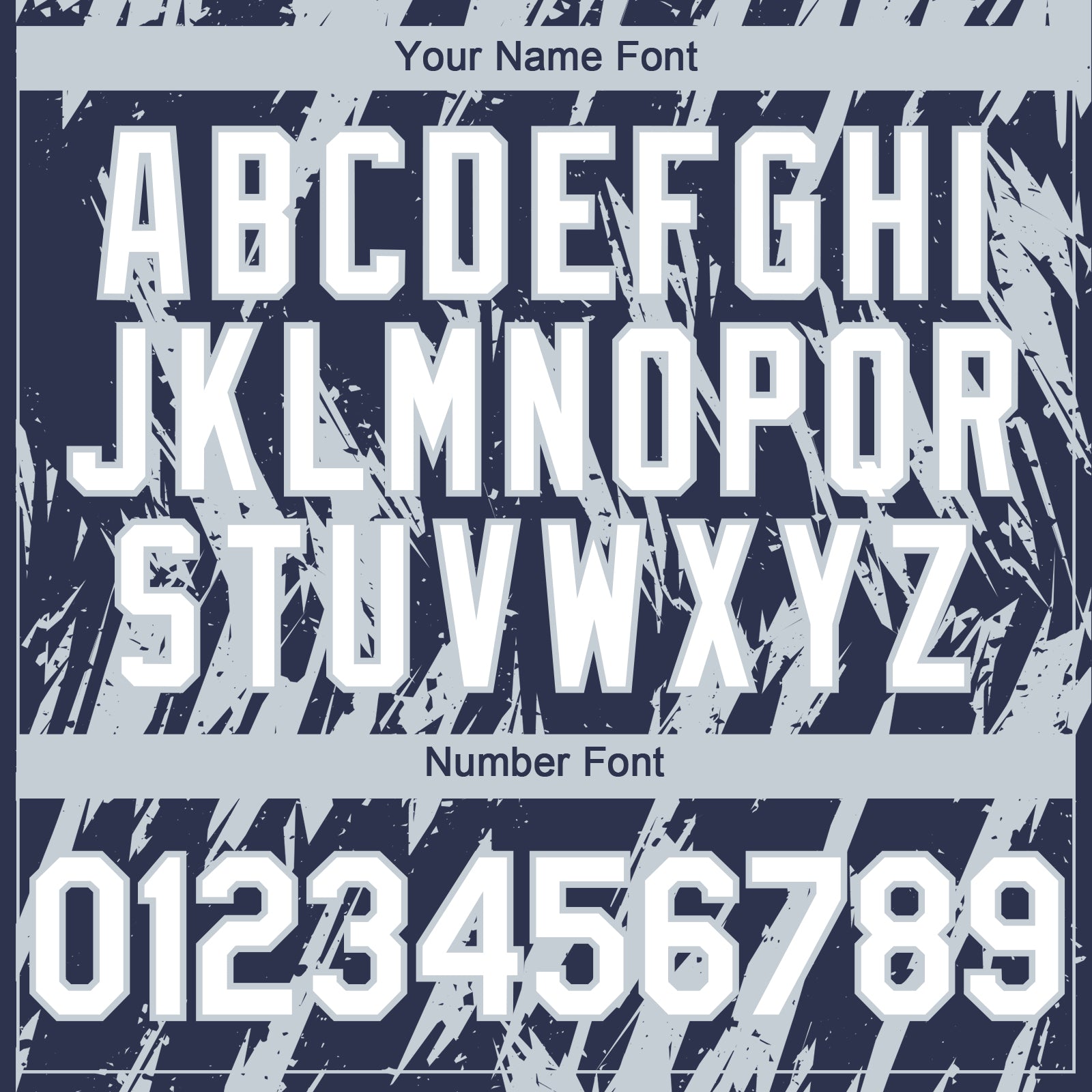 Custom Navy White-Silver Splatter Torn Sharp Brush Stroke Authentic Baseball Jersey view 5