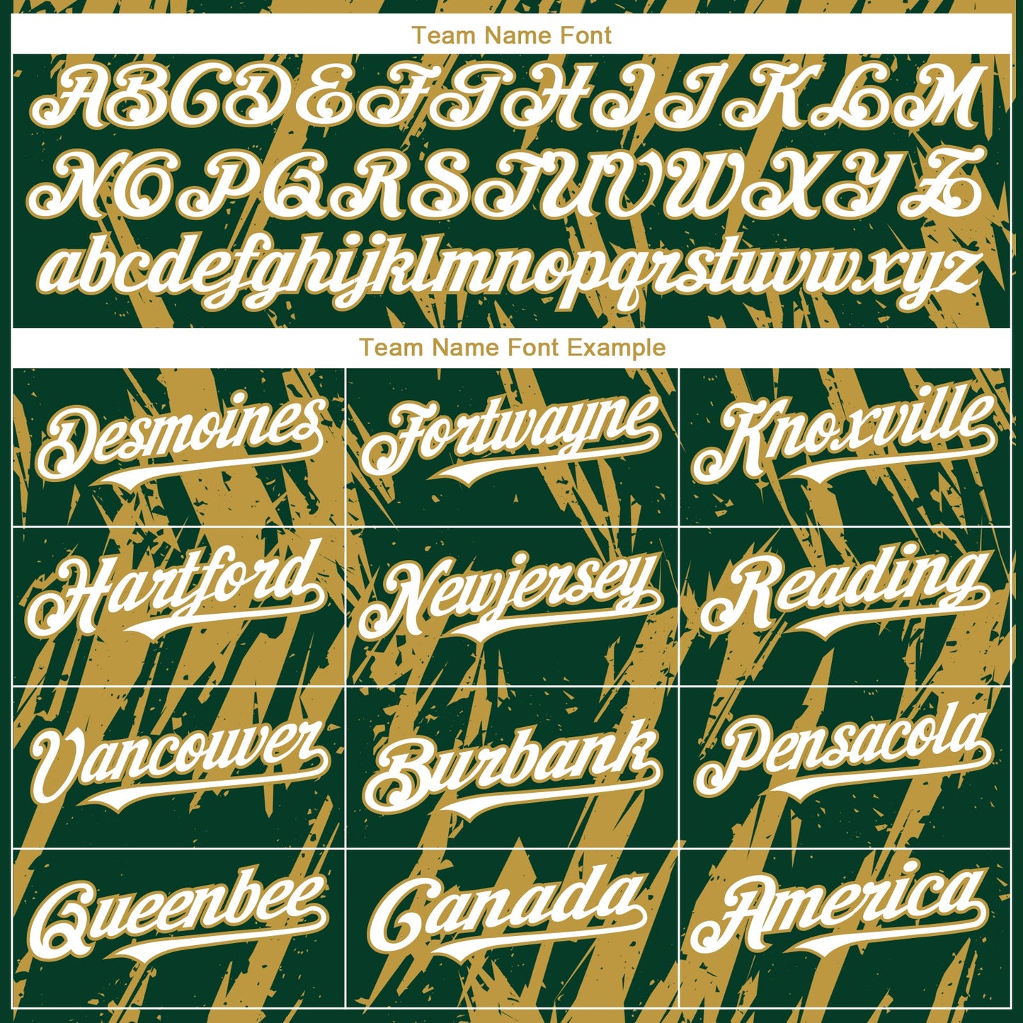 Custom Green White-Old Gold Splatter Torn Sharp Brush Stroke Authentic Baseball Jersey view 4