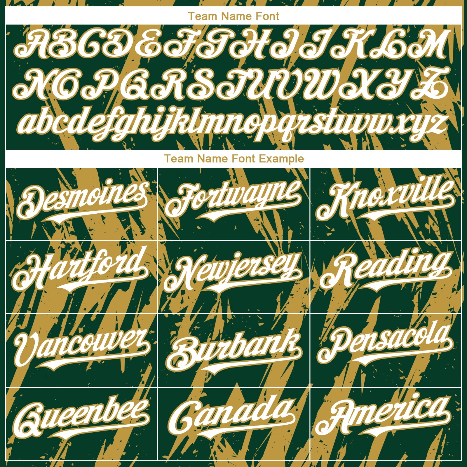 Custom Green White-Old Gold Splatter Torn Sharp Brush Stroke Authentic Baseball Jersey view 4