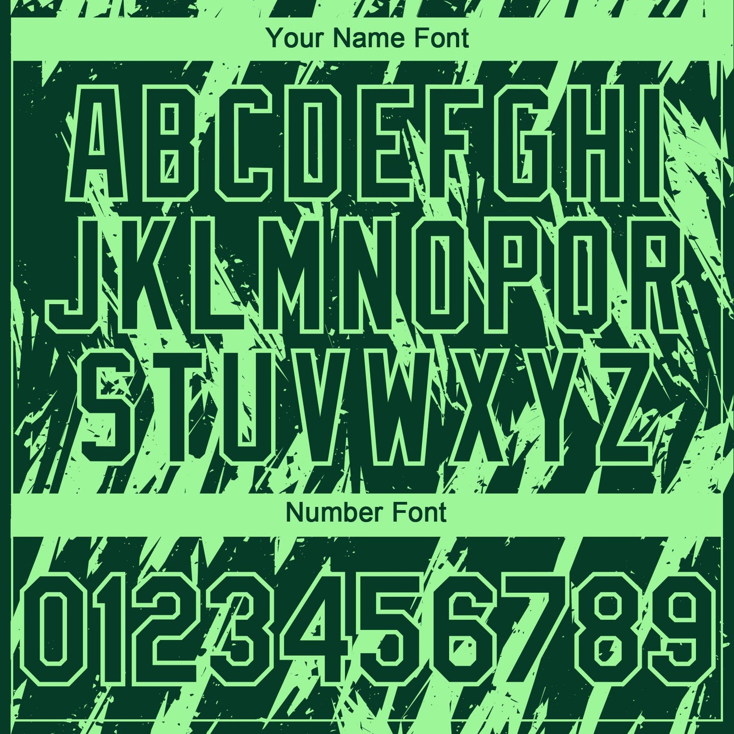 Custom Green Pea Green Splatter Torn Sharp Brush Stroke Authentic Baseball Jersey view 5