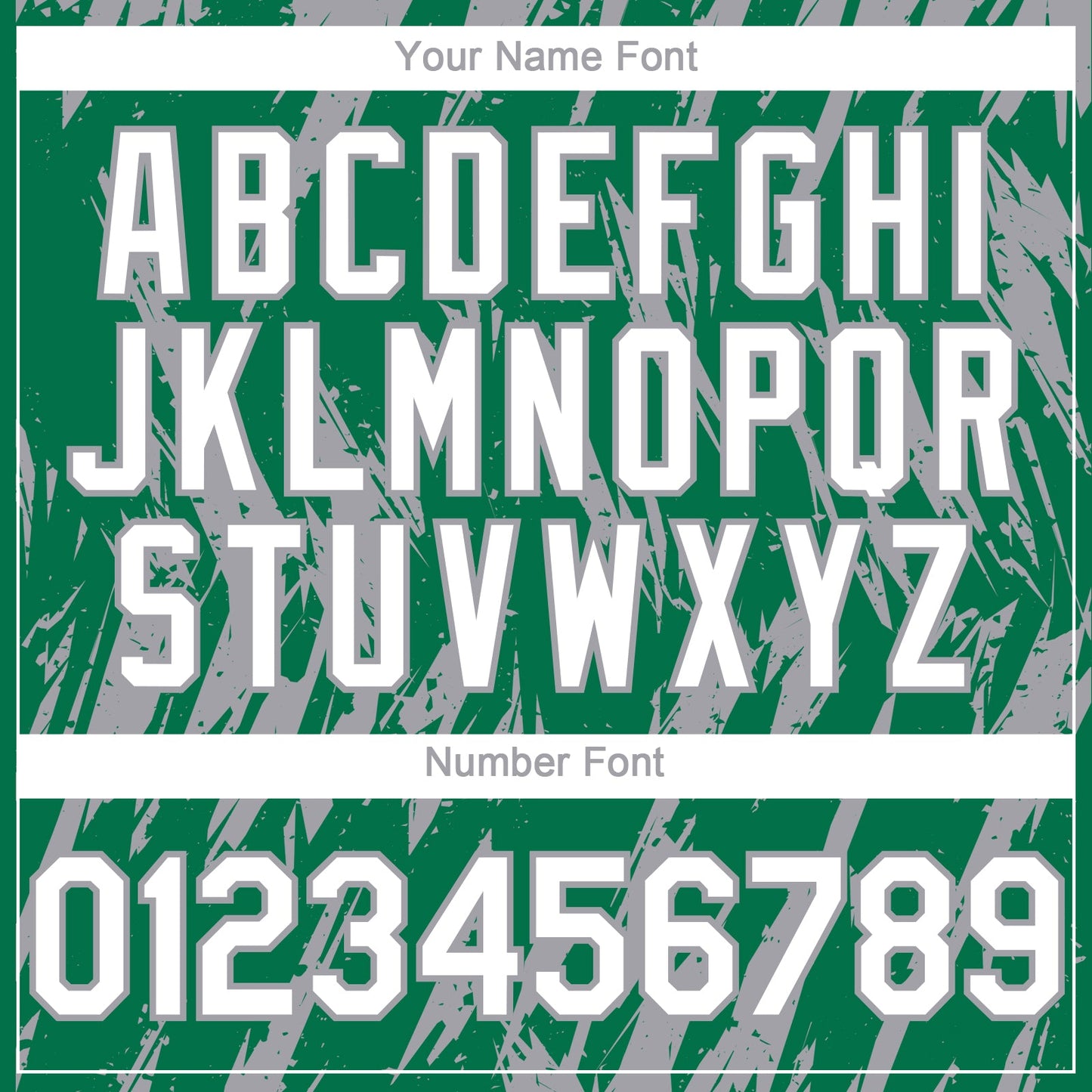 Custom Kelly Green White-Gray Splatter Torn Sharp Brush Stroke Authentic Baseball Jersey view 5