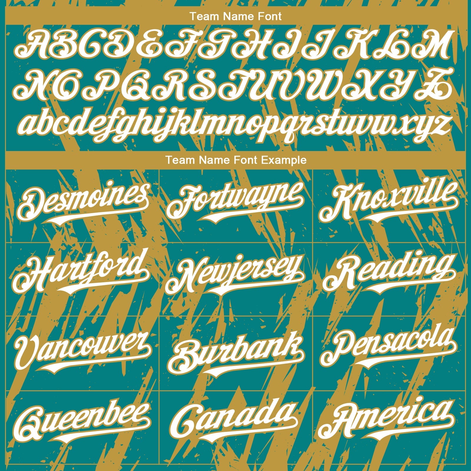 Custom Teal White-Old Gold Splatter Torn Sharp Brush Stroke Authentic Baseball Jersey view 4