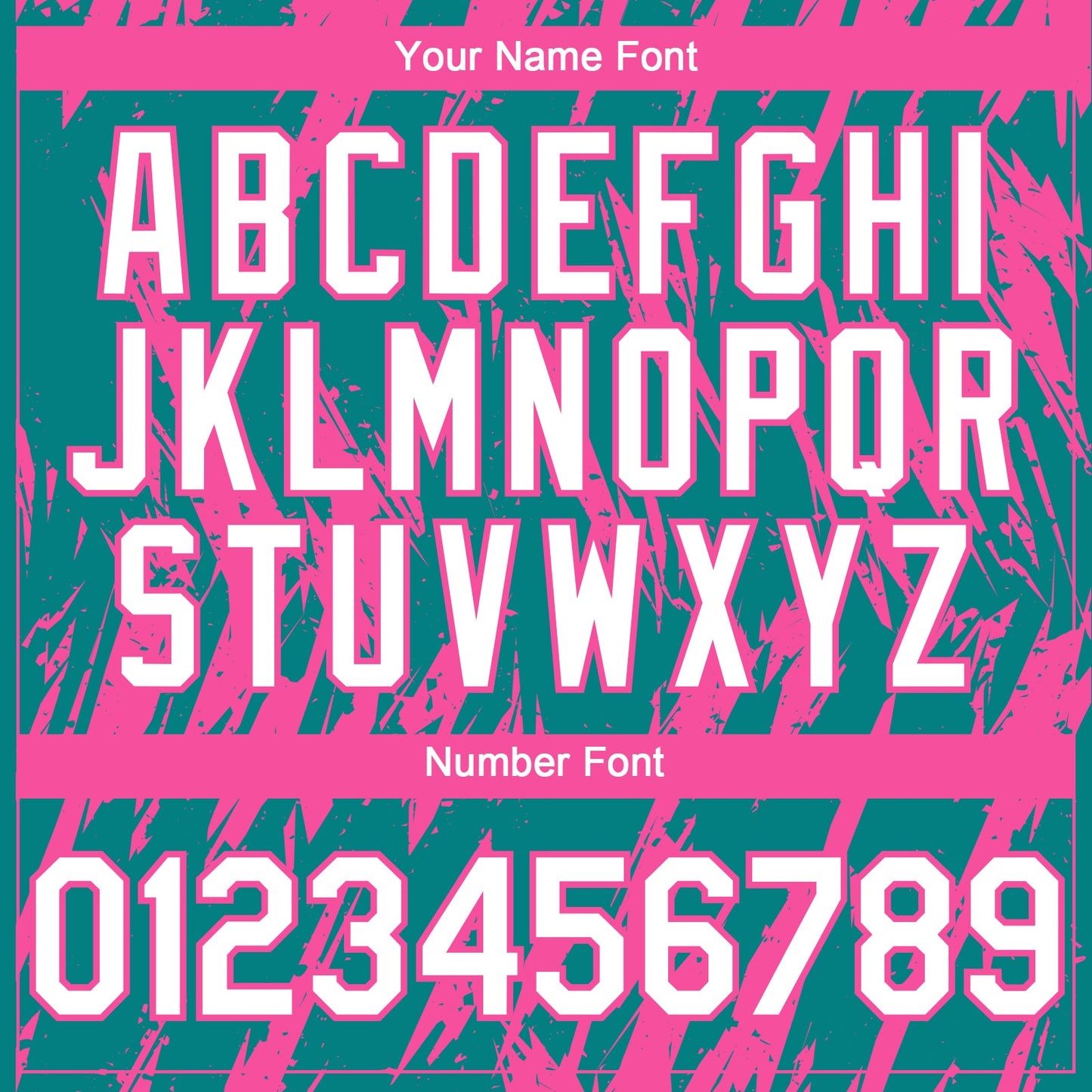 Custom Teal White-Pink Splatter Torn Sharp Brush Stroke Authentic Baseball Jersey view 5