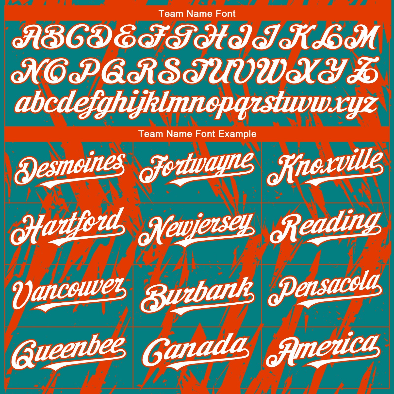Custom Teal White-Orange Splatter Torn Sharp Brush Stroke Authentic Baseball Jersey view 4