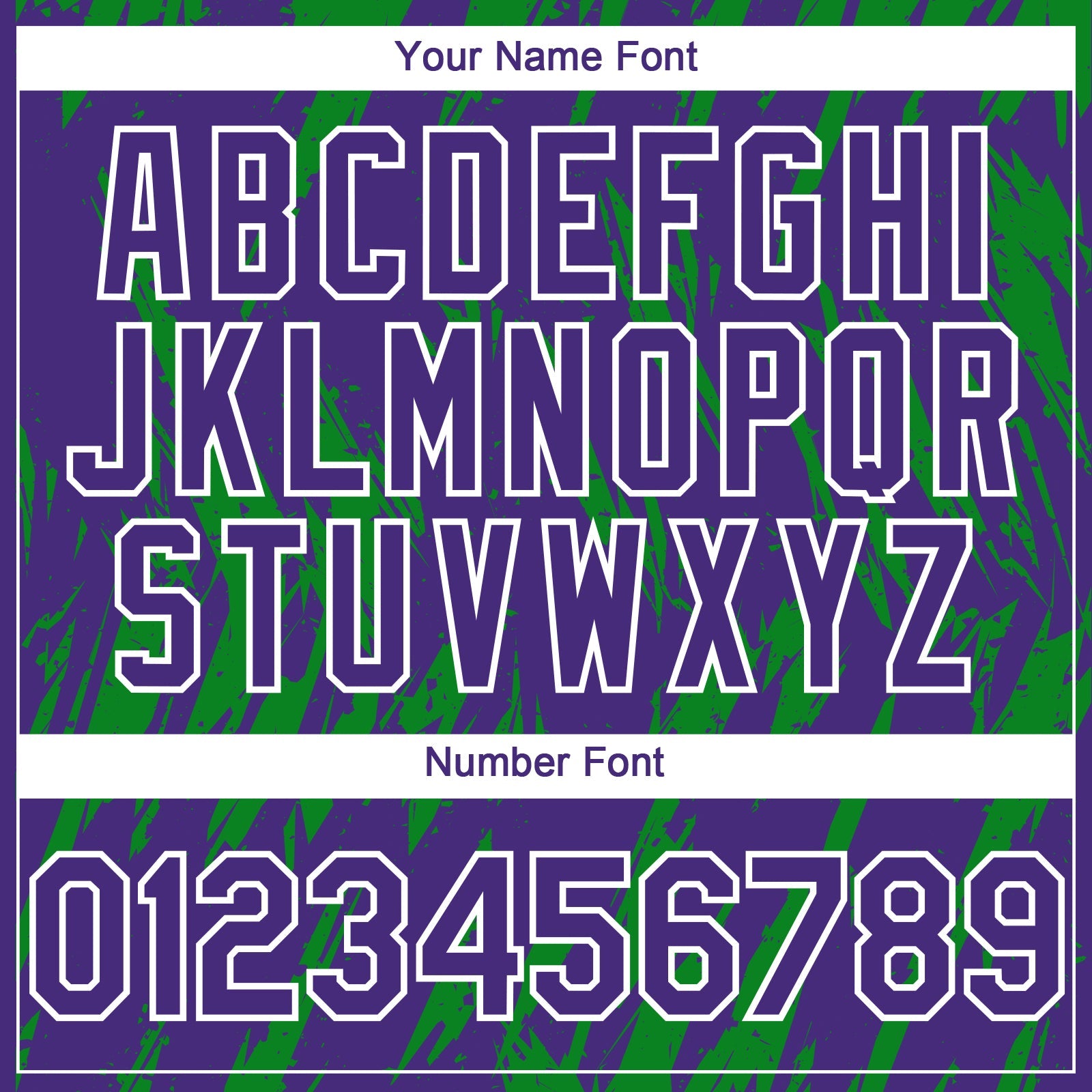 Custom Purple White-Grass Green Splatter Torn Sharp Brush Stroke Authentic Baseball Jersey view 5