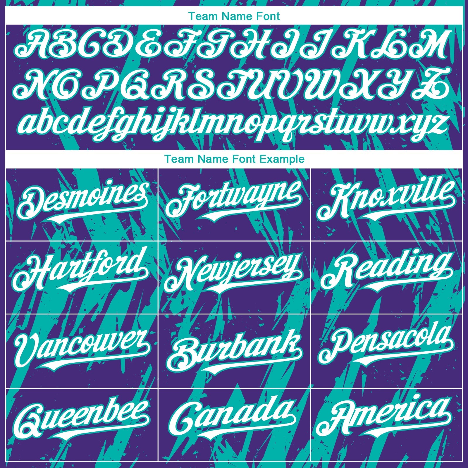 Custom Purple White-Aqua Splatter Torn Sharp Brush Stroke Authentic Baseball Jersey view 4