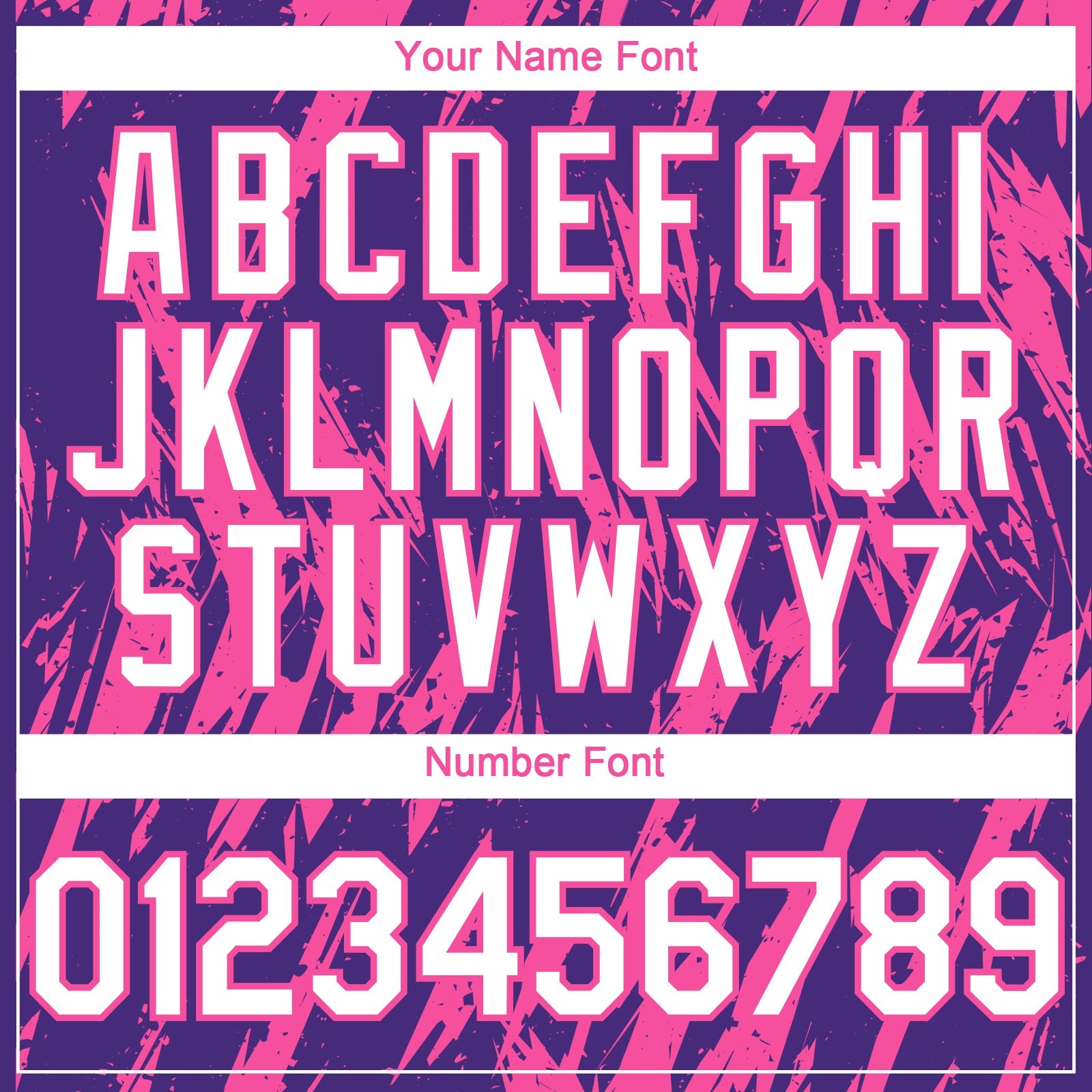 Custom Purple White-Pink Splatter Torn Sharp Brush Stroke Authentic Baseball Jersey view 5