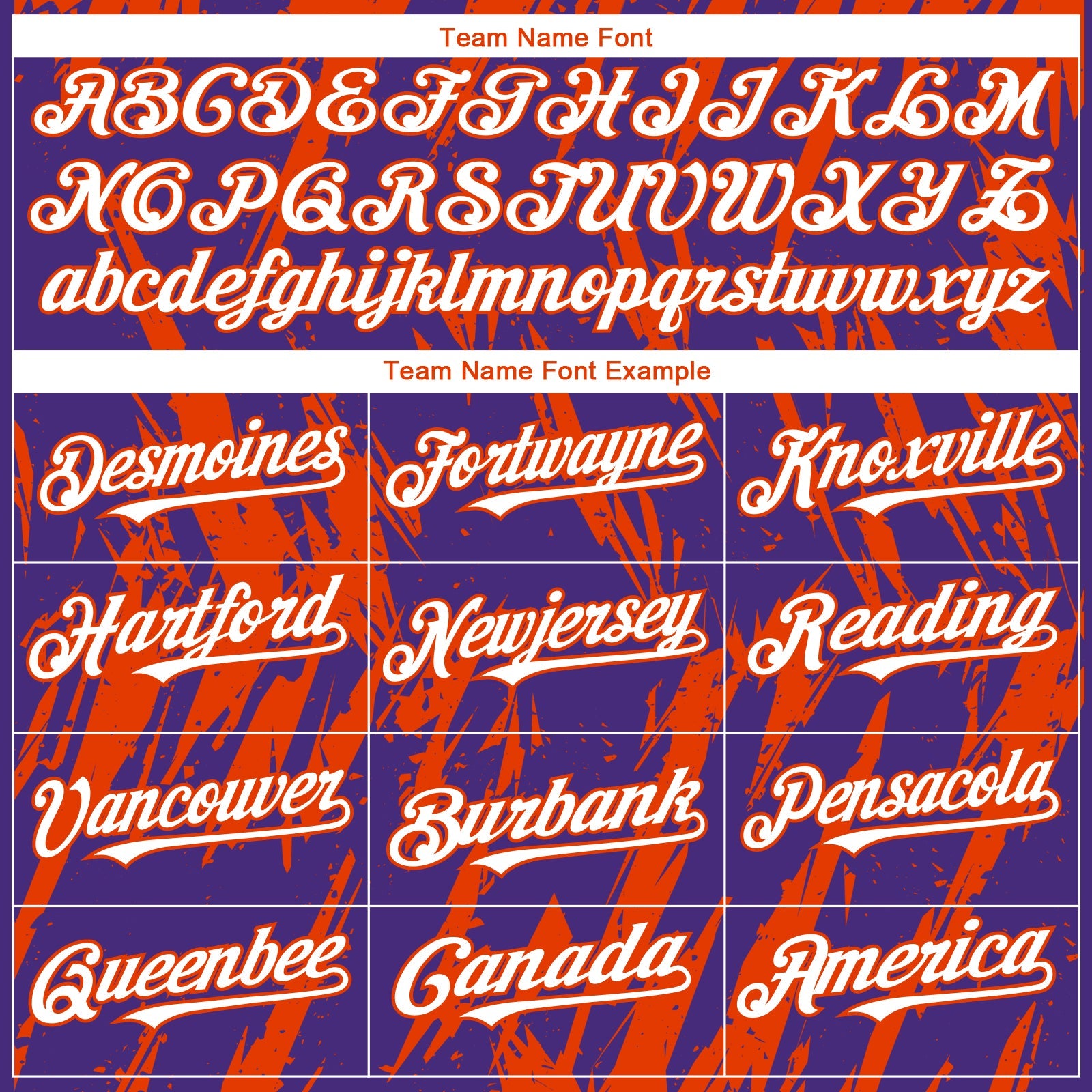 Custom Purple White-Orange Splatter Torn Sharp Brush Stroke Authentic Baseball Jersey view 4