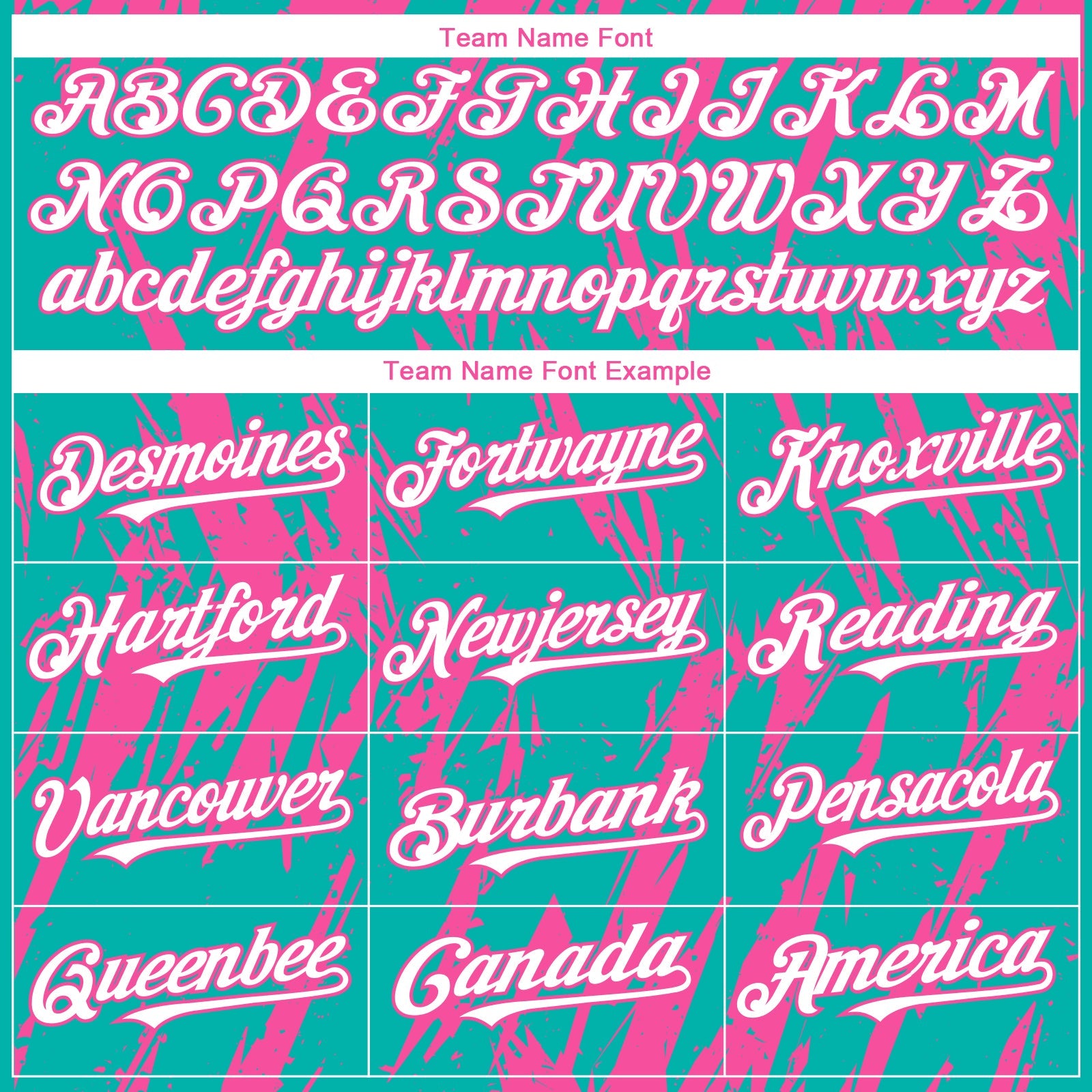 Custom Aqua White-Pink Splatter Torn Sharp Brush Stroke Authentic Baseball Jersey view 4