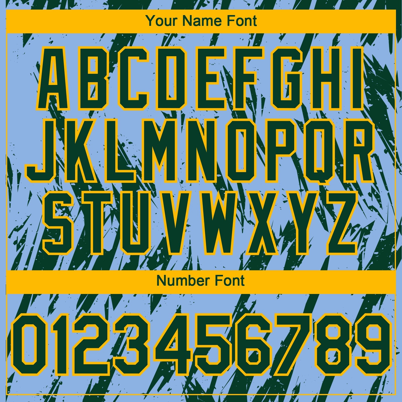 Custom Light Blue Green-Gold Splatter Torn Sharp Brush Stroke Authentic Baseball Jersey view 5