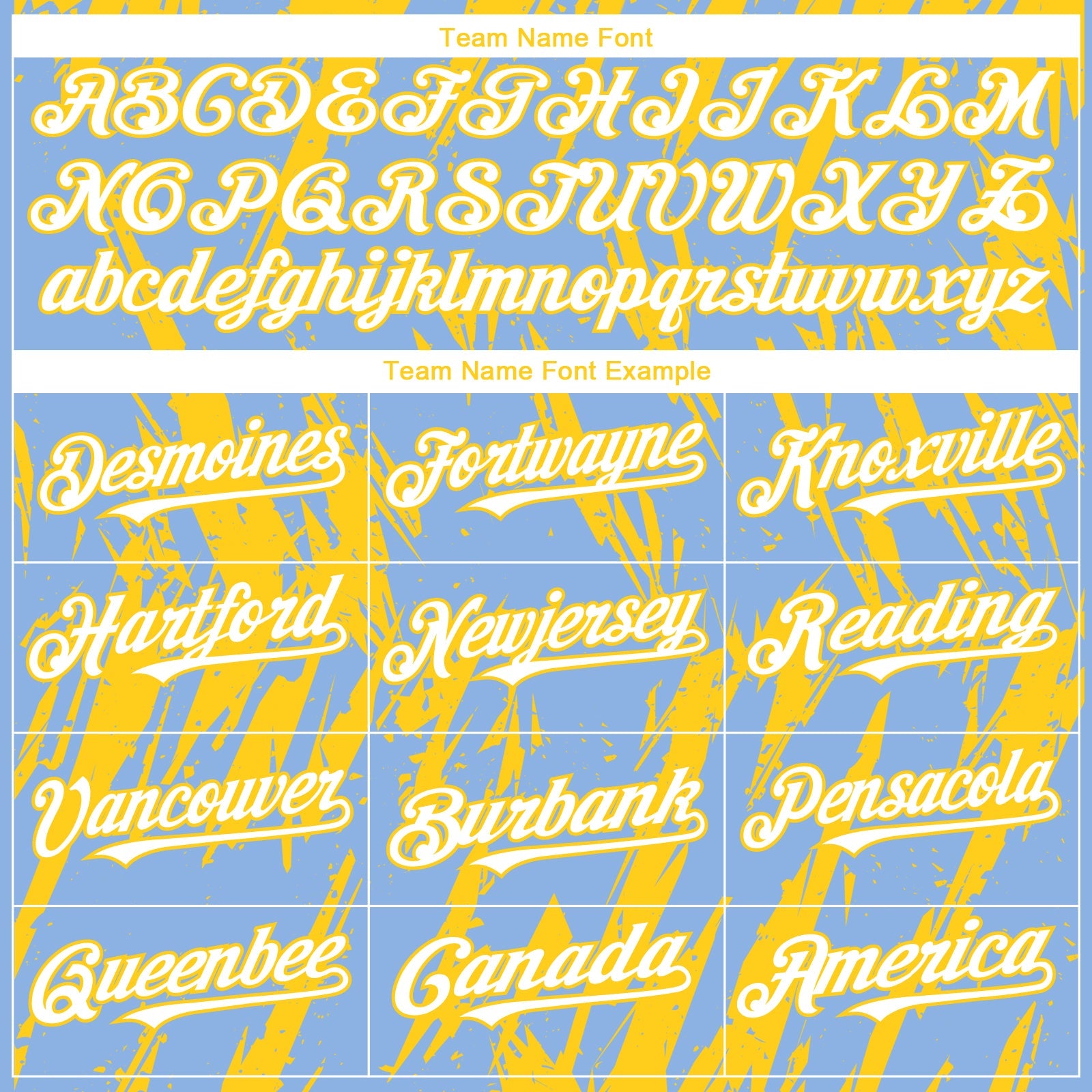 Custom Light Blue White-Yellow Splatter Torn Sharp Brush Stroke Authentic Baseball Jersey view 4