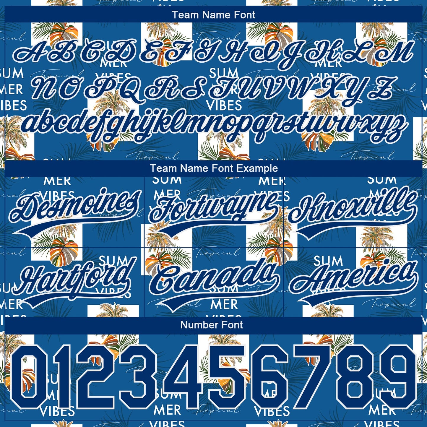 Custom Royal US Navy Blue-White 3D Pattern Hawaii Palm Trees Authentic Basketball Shorts view 3