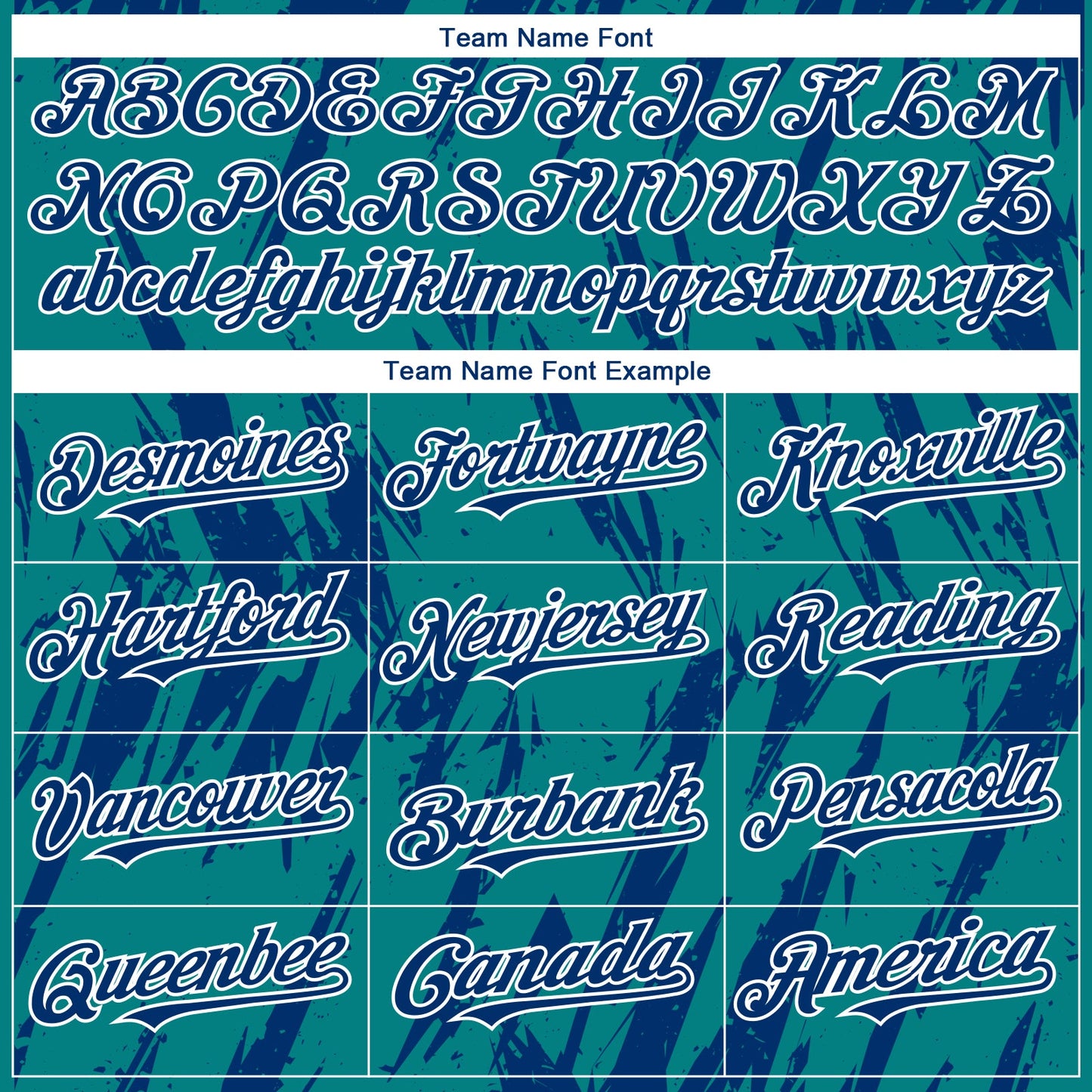 Custom Teal US Navy Blue-White Splatter Torn Sharp Brush Stroke Authentic Baseball Jersey view 4