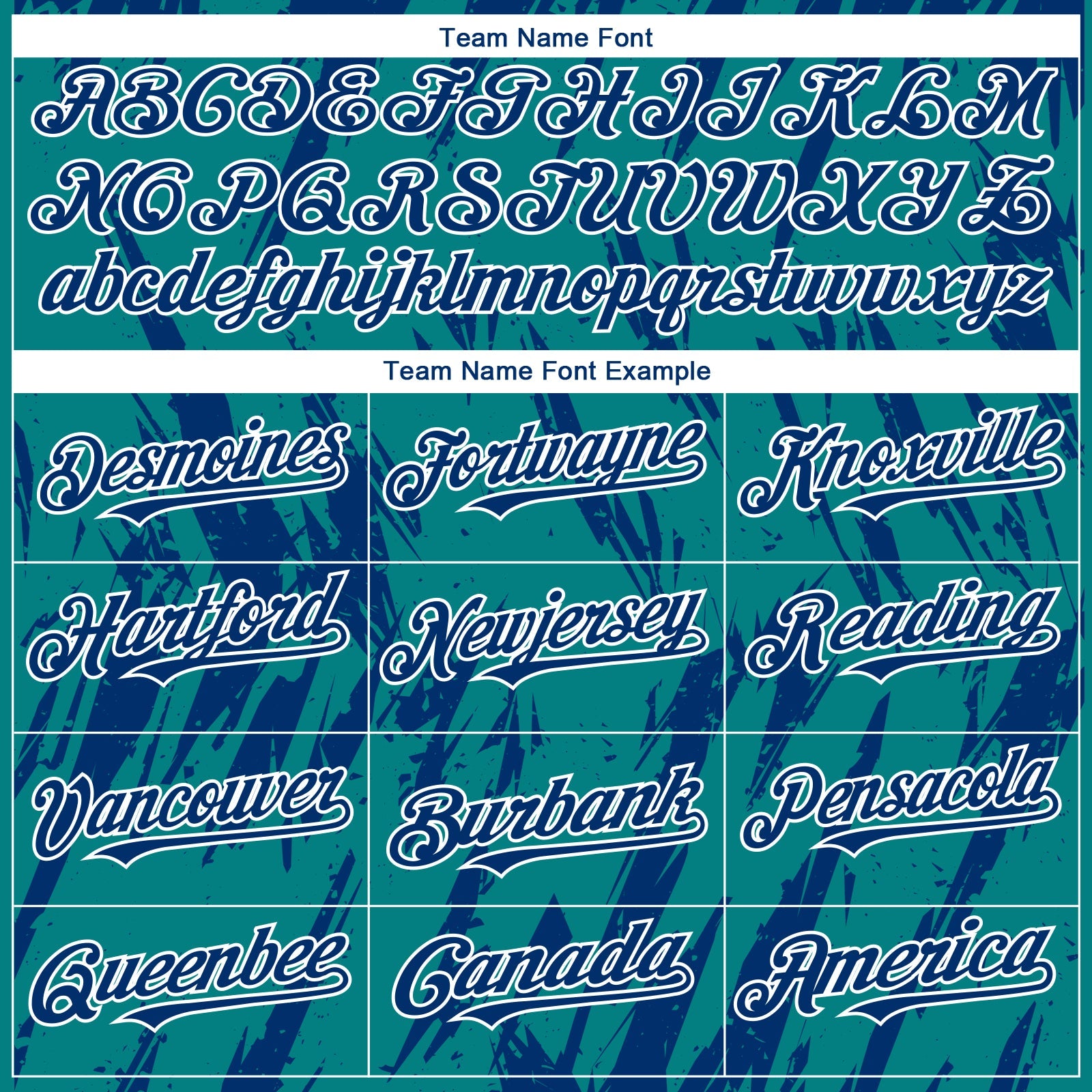 Custom Teal US Navy Blue-White Splatter Torn Sharp Brush Stroke Authentic Baseball Jersey view 4