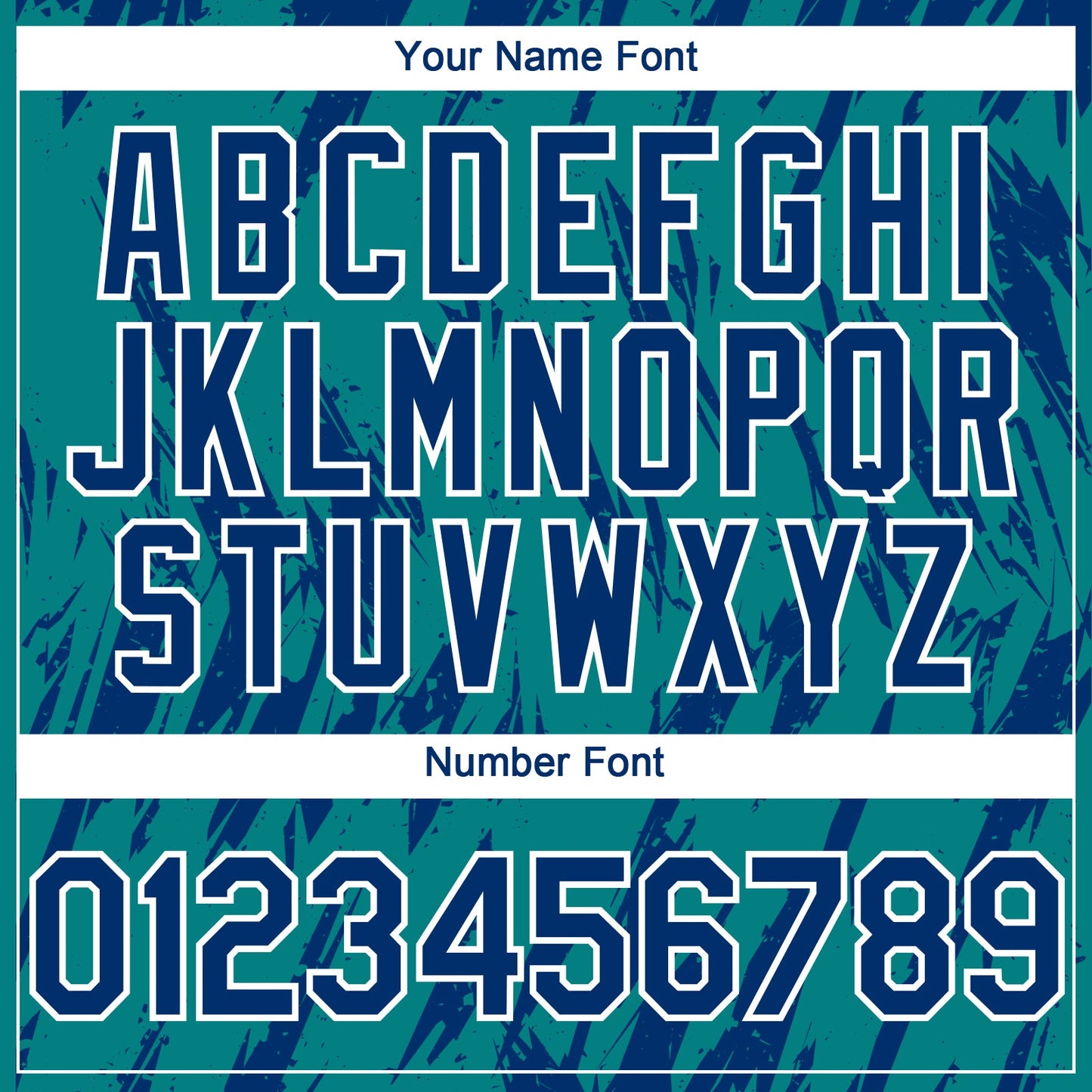 Custom Teal US Navy Blue-White Splatter Torn Sharp Brush Stroke Authentic Baseball Jersey view 5