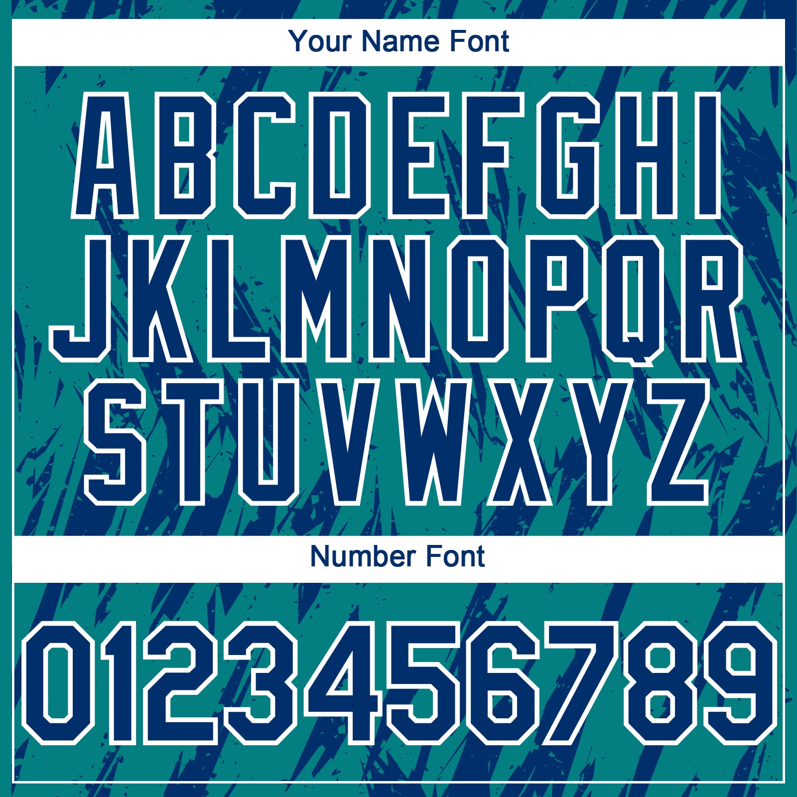 Custom Teal US Navy Blue-White Splatter Torn Sharp Brush Stroke Authentic Baseball Jersey view 5
