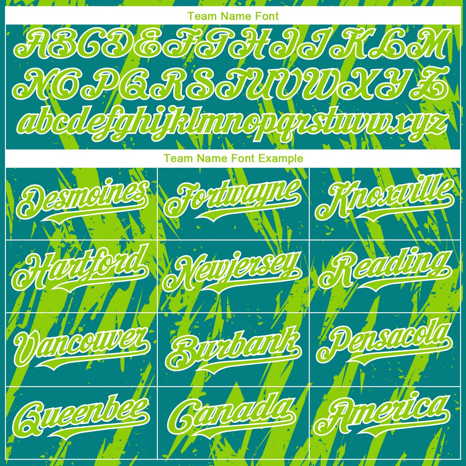 Custom Teal Neon Green-White Splatter Torn Sharp Brush Stroke Authentic Baseball Jersey view 4