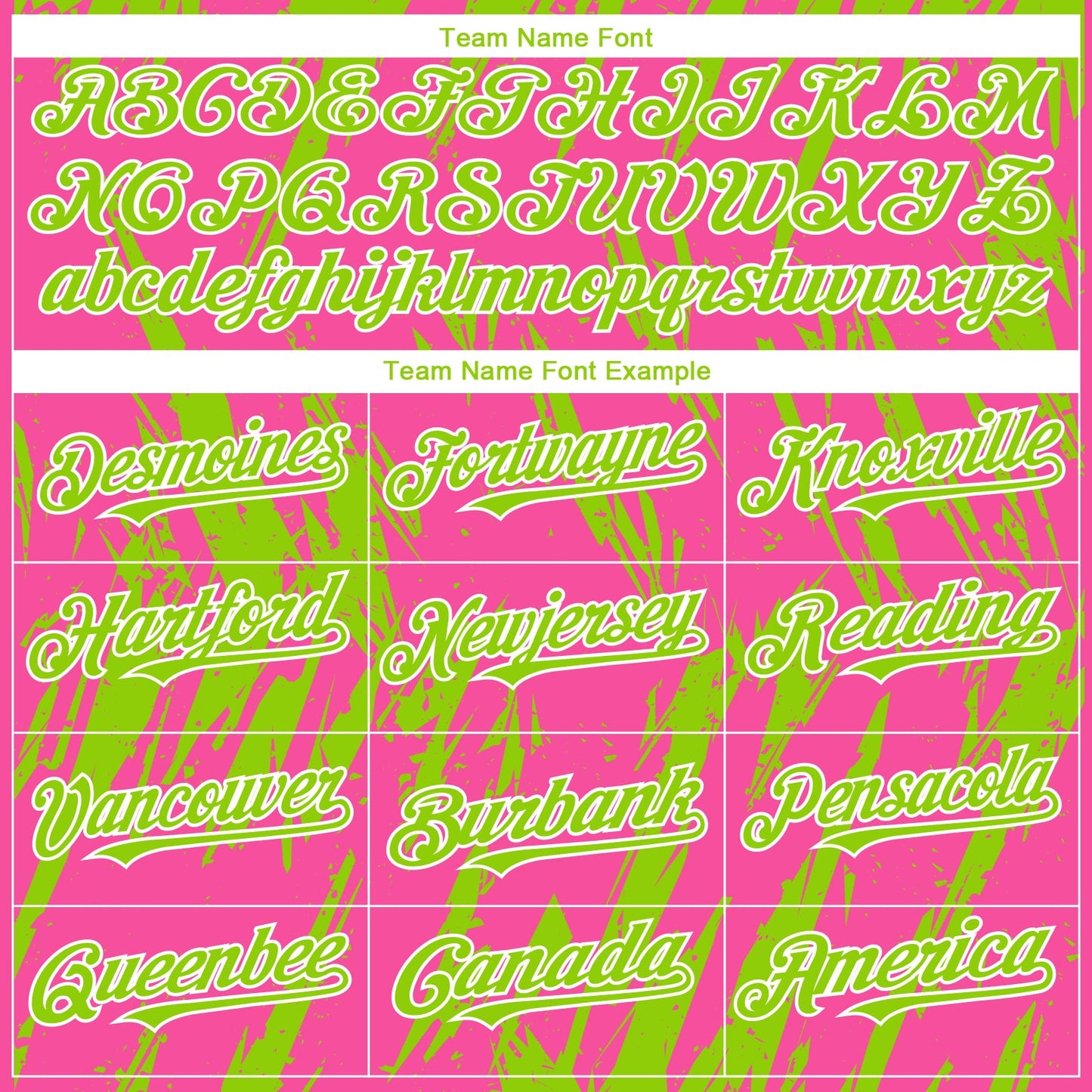 Custom Pink Neon Green-White Splatter Torn Sharp Brush Stroke Authentic Baseball Jersey view 4
