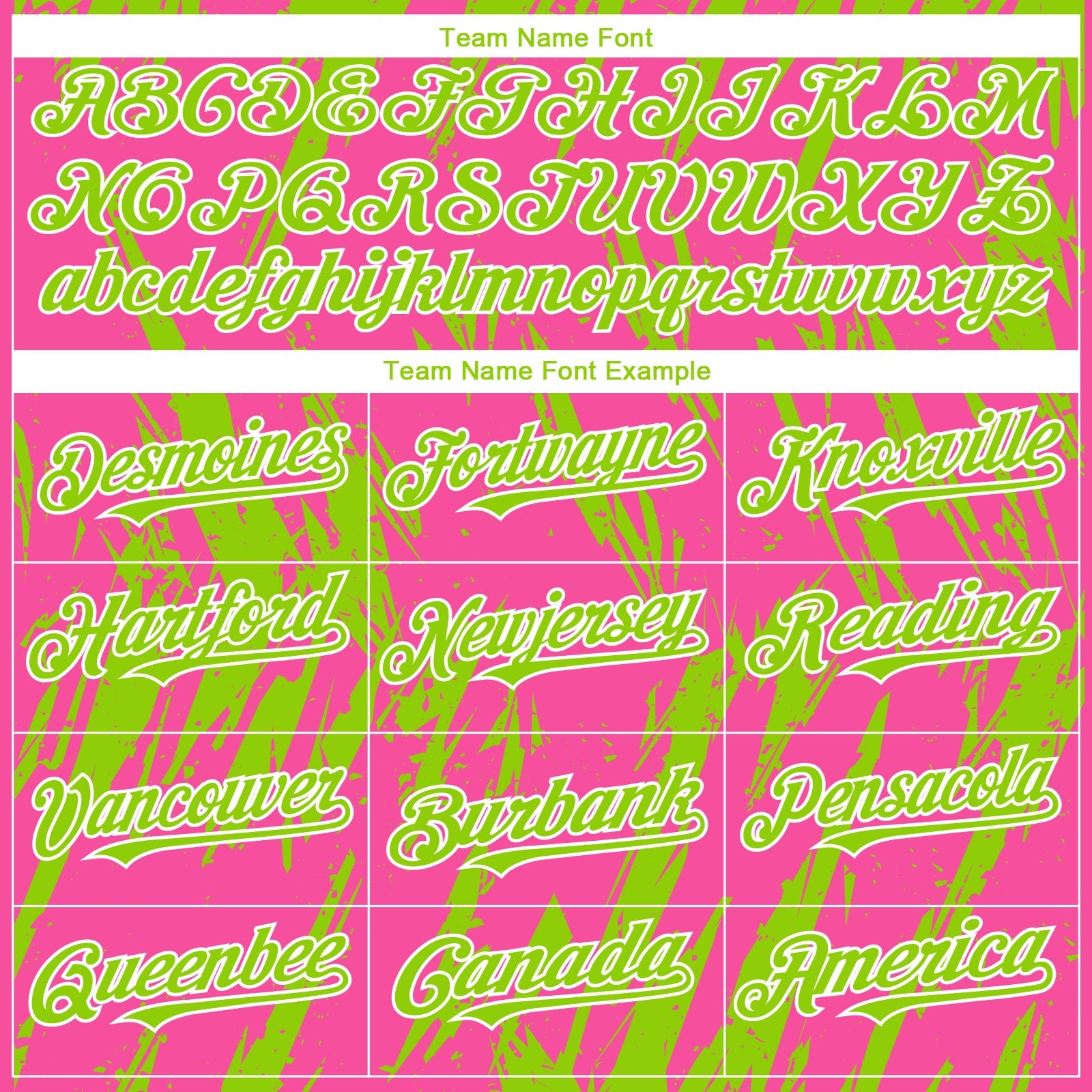 Custom Pink Neon Green-White Splatter Torn Sharp Brush Stroke Authentic Baseball Jersey view 4