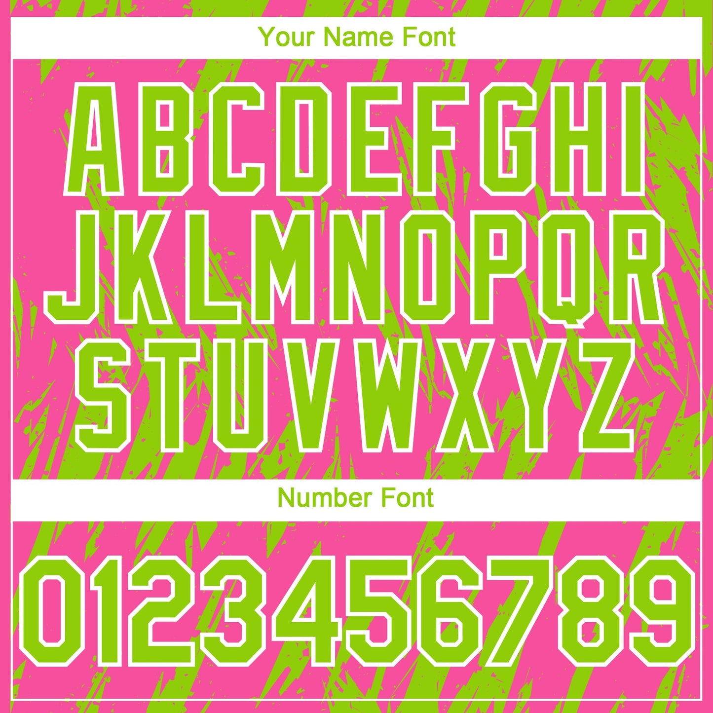 Custom Pink Neon Green-White Splatter Torn Sharp Brush Stroke Authentic Baseball Jersey view 5