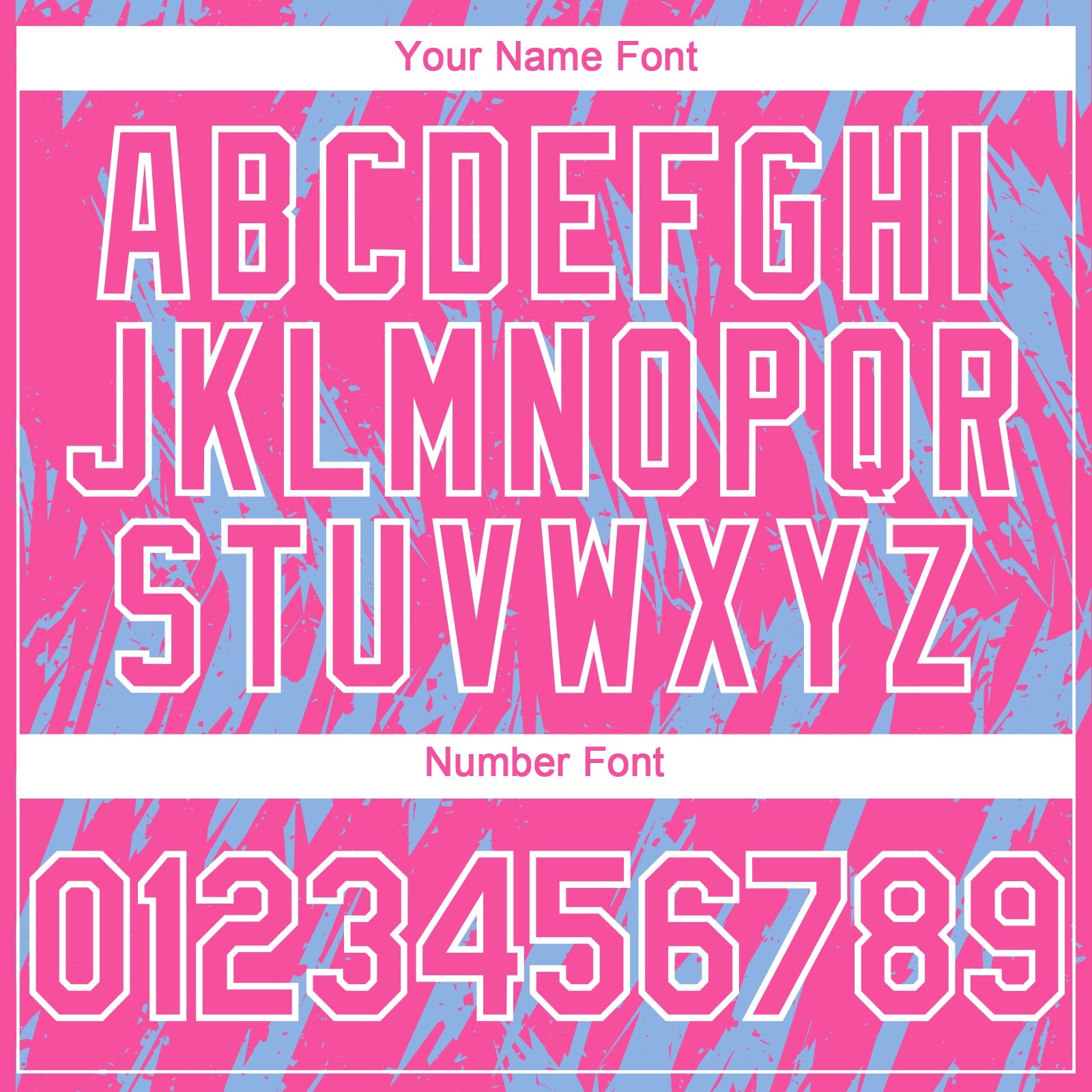 Custom Pink White-Light Blue Splatter Torn Sharp Brush Stroke Authentic Baseball Jersey view 5