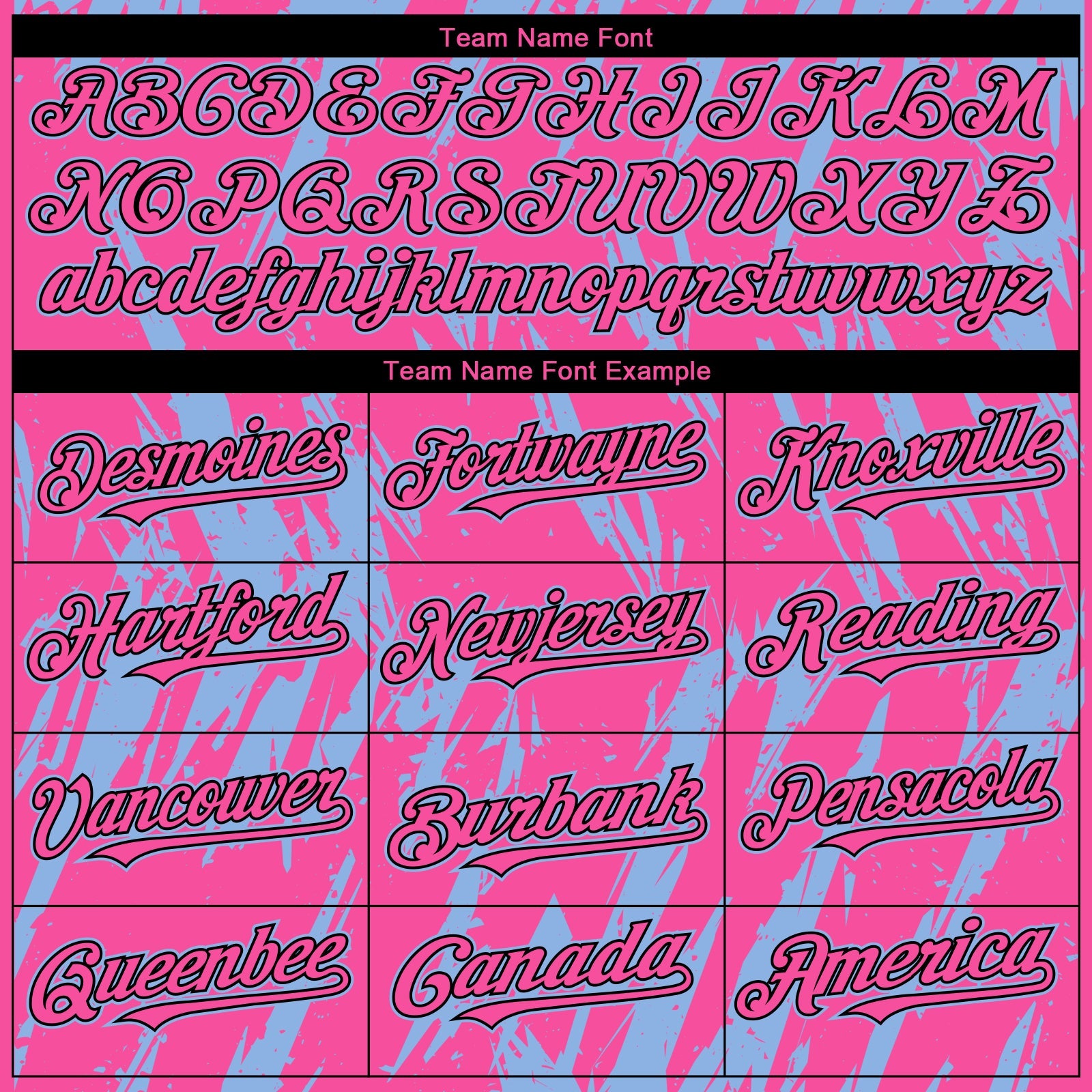 Custom Pink Black-Light Blue Splatter Torn Sharp Brush Stroke Authentic Baseball Jersey view 4