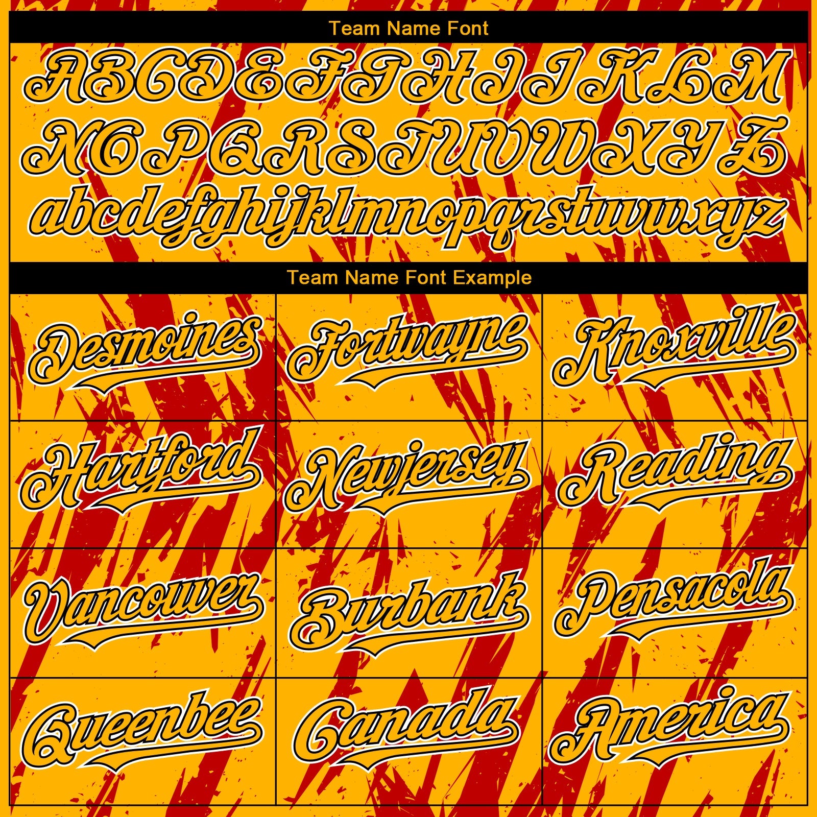 Custom Gold Black-Red Splatter Torn Sharp Brush Stroke Authentic Baseball Jersey view 4