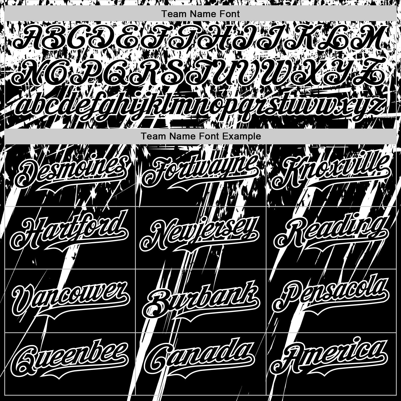 Custom Black White Distressed Scratch Brush Stroke Authentic Baseball Jersey view 4
