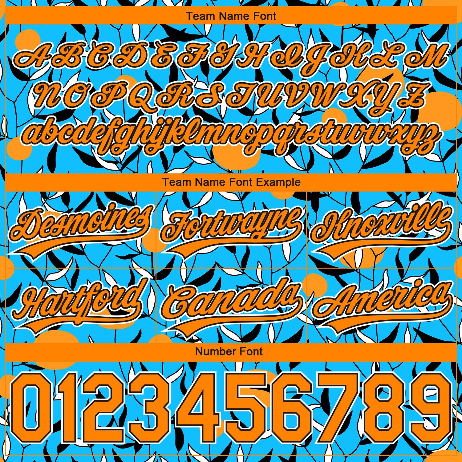 Custom Lakes Blue Bay Orange-Black 3D Pattern Hawaii Leaves And Orange Authentic Basketball Shorts view 3