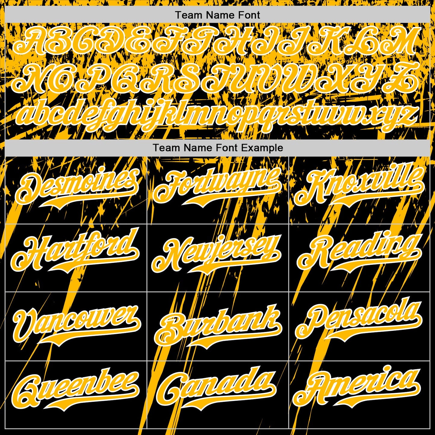 Custom Black Gold-White Distressed Scratch Brush Stroke Authentic Baseball Jersey view 4