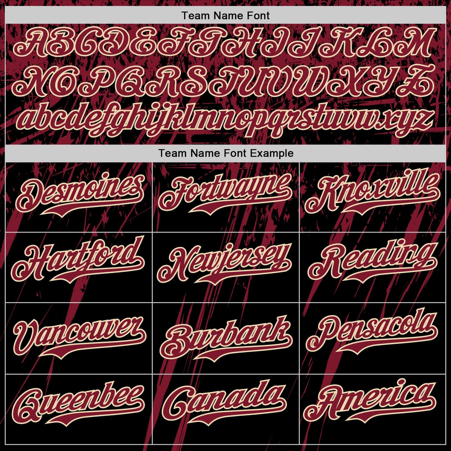 Custom Black Crimson-Cream Distressed Scratch Brush Stroke Authentic Baseball Jersey view 4