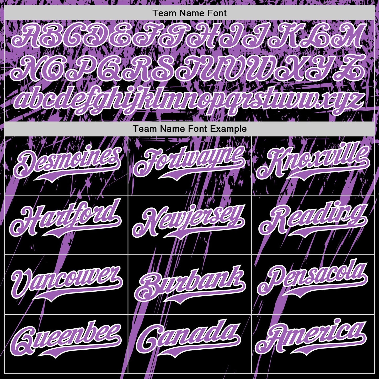 Custom Black Medium Purple-White Distressed Scratch Brush Stroke Authentic Baseball Jersey view 4
