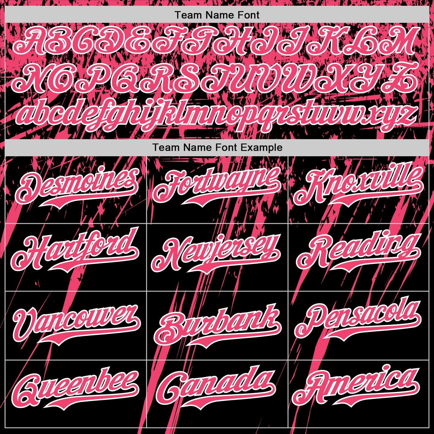 Custom Black Neon Pink-White Distressed Scratch Brush Stroke Authentic Baseball Jersey view 4