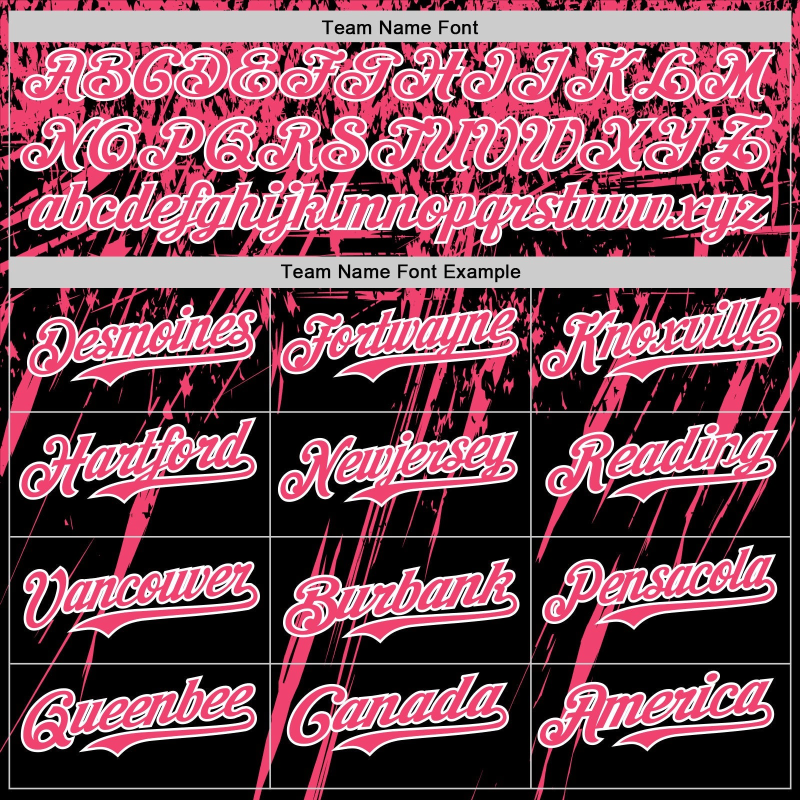 Custom Black Neon Pink-White Distressed Scratch Brush Stroke Authentic Baseball Jersey view 4