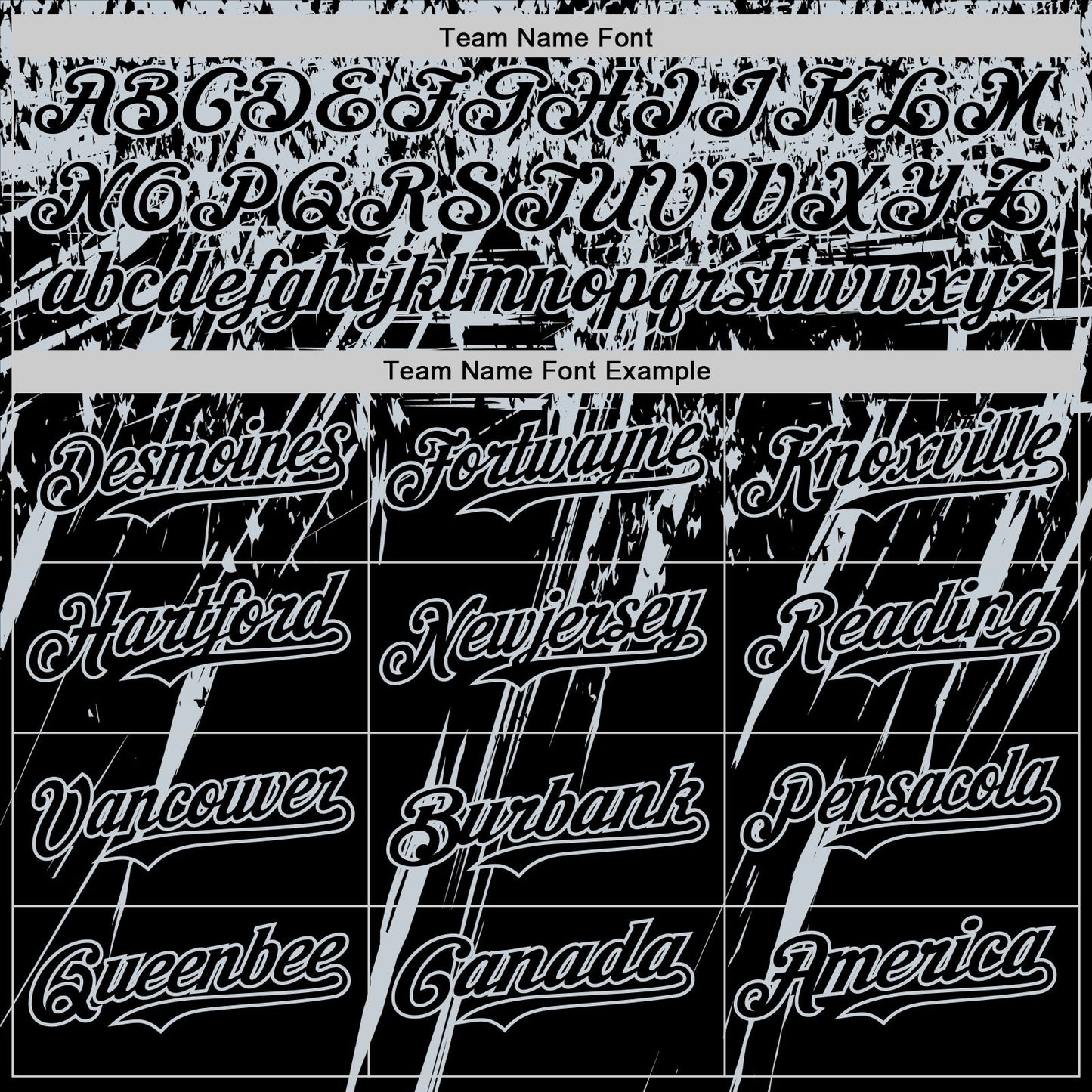 Custom Black Silver Distressed Scratch Brush Stroke Authentic Baseball Jersey view 4