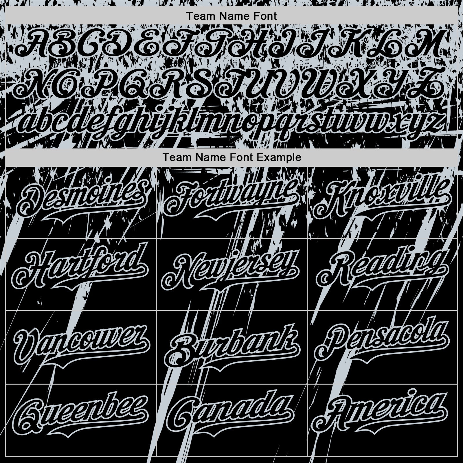 Custom Black Silver Distressed Scratch Brush Stroke Authentic Baseball Jersey view 4