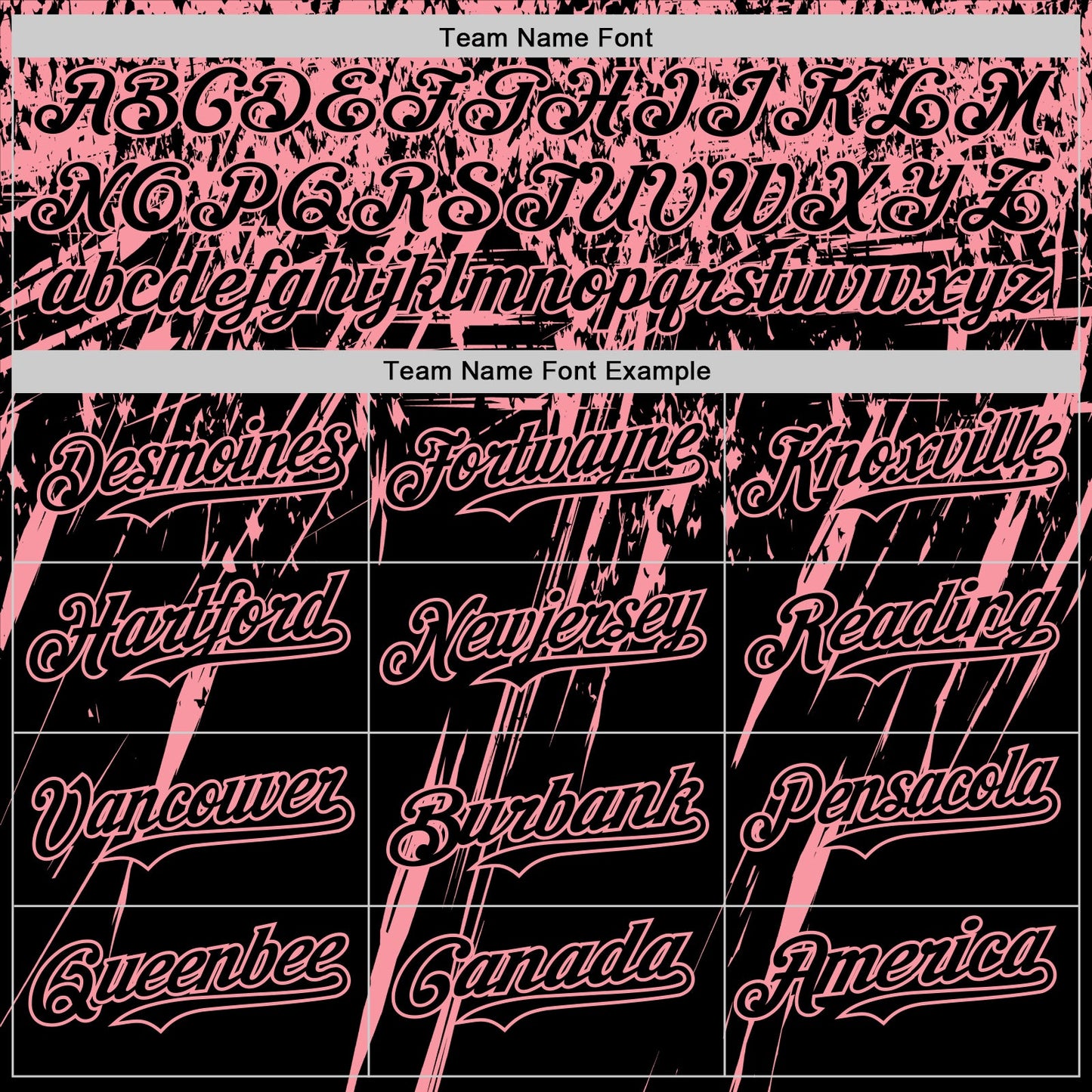Custom Black Medium Pink Distressed Scratch Brush Stroke Authentic Baseball Jersey view 4