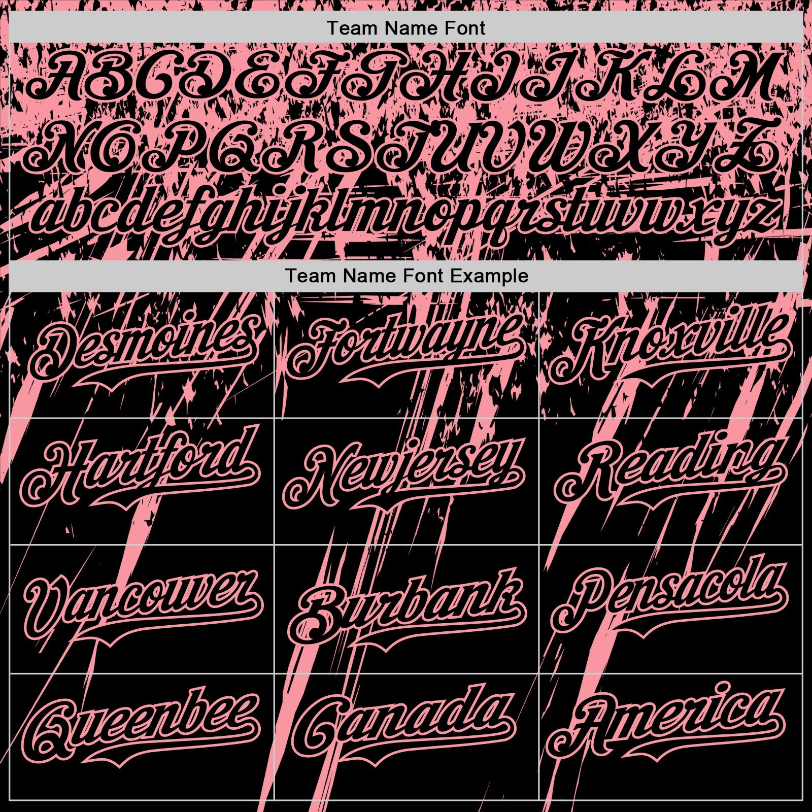 Custom Black Medium Pink Distressed Scratch Brush Stroke Authentic Baseball Jersey view 4