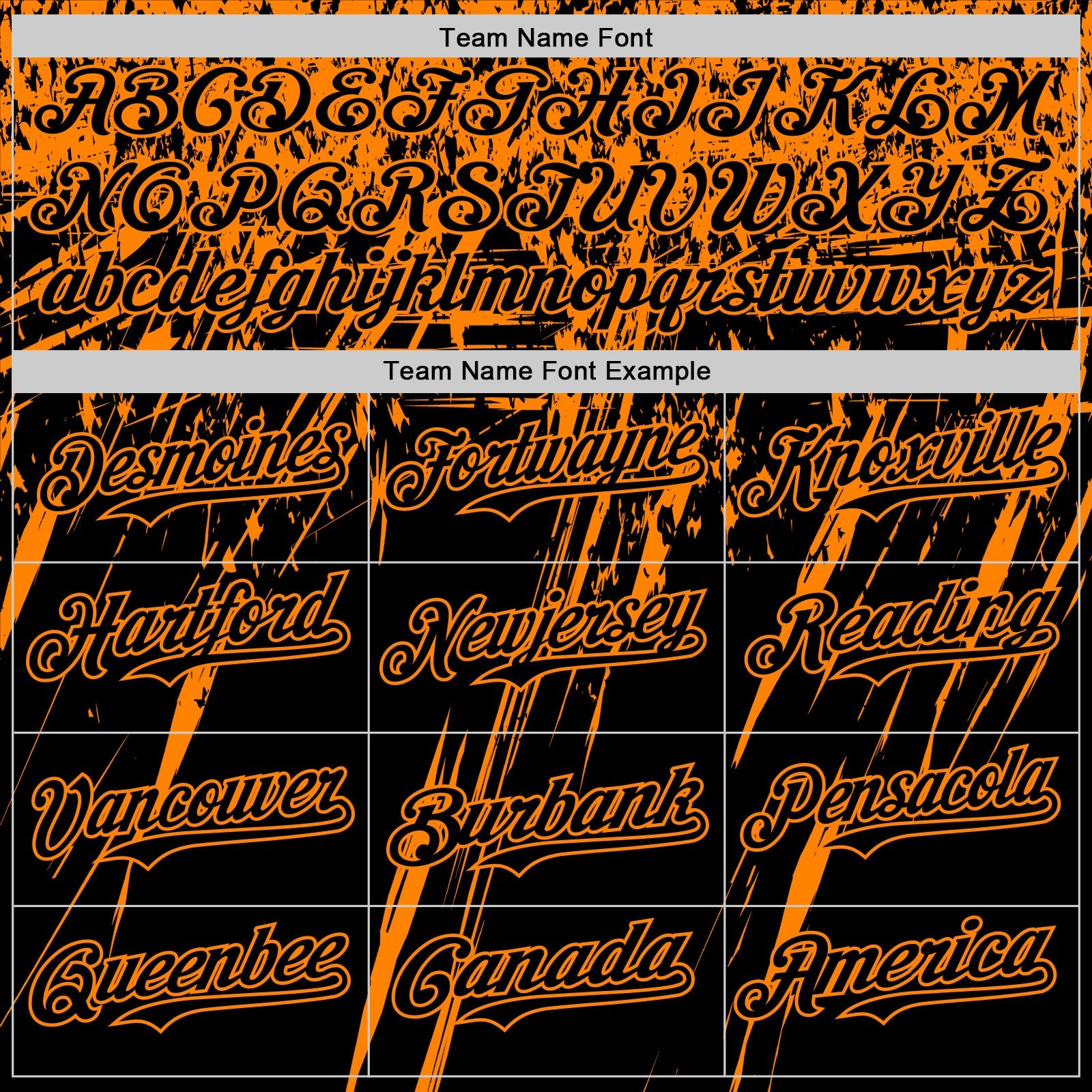 Custom Black Bay Orange Distressed Scratch Brush Stroke Authentic Baseball Jersey view 4